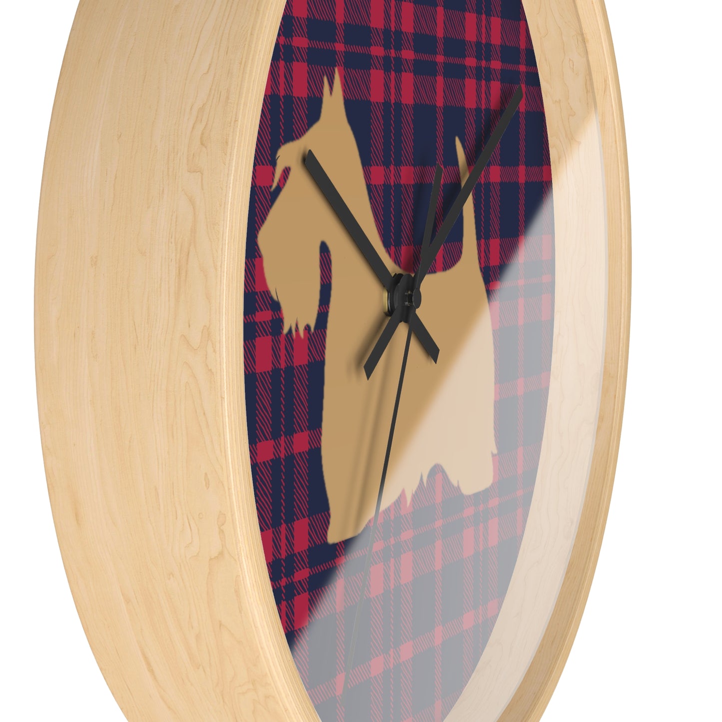 Scottish Terrier Wall Clock, Pet Lover Gift, Home Decor, Office Decor, Scottish Terrier Decor, Unique Wall Timepiece