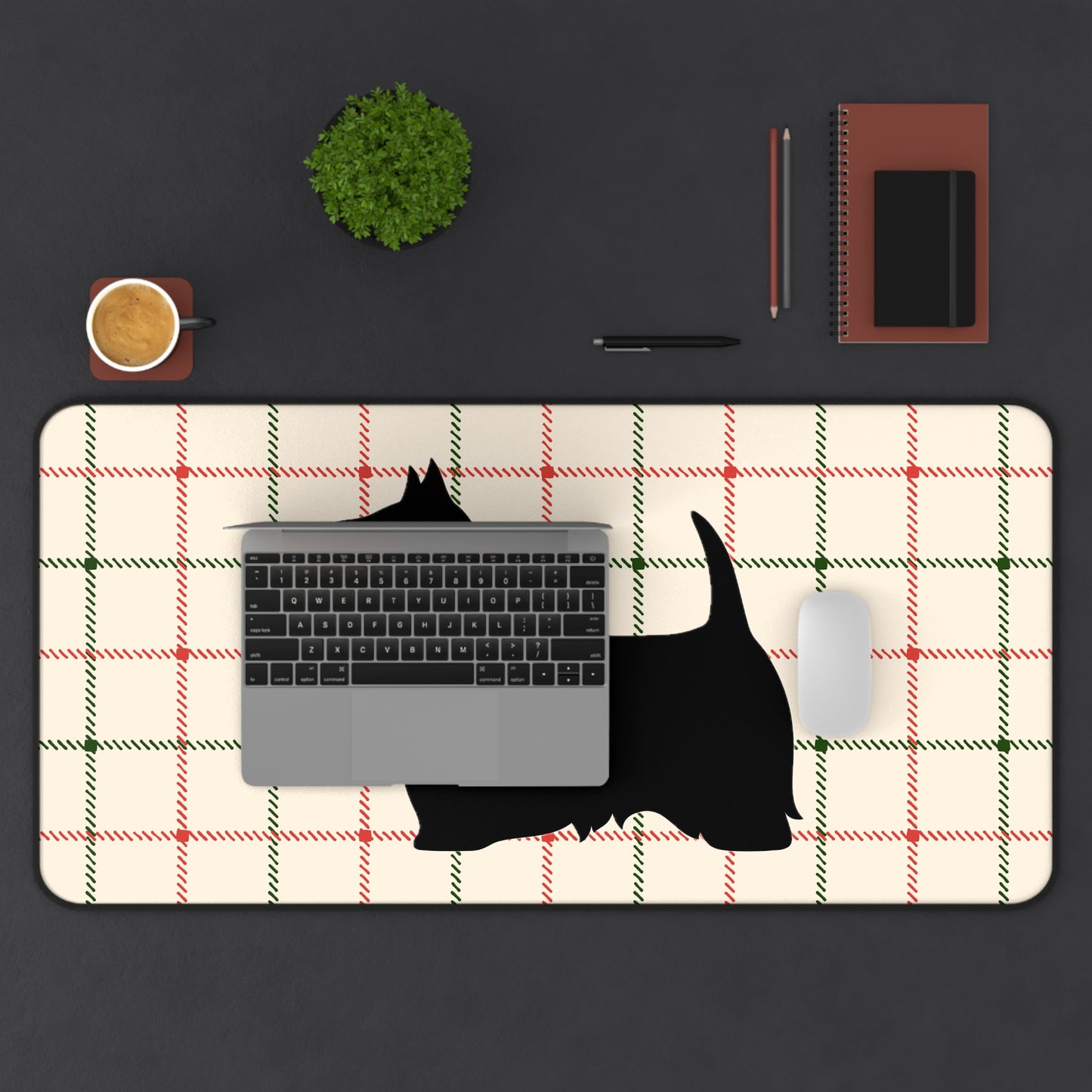 Scottish Terrier Desk Mat - Pet Lover Gift, Home Office Decor, Dog-Themed Desk Accessories, Personalized Gift, Animal Lover's Mat