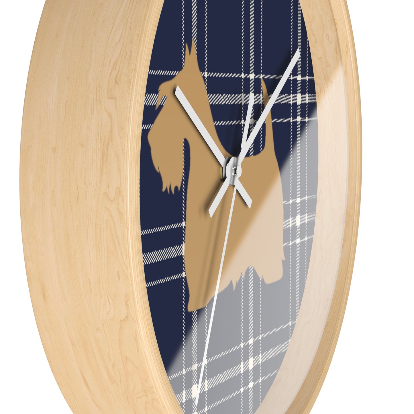 Scottish Terrier Wall Clock, Pet Lover Gift, Home Decor, Office Decor, Scottish Terrier Decor, Unique Wall Timepiece