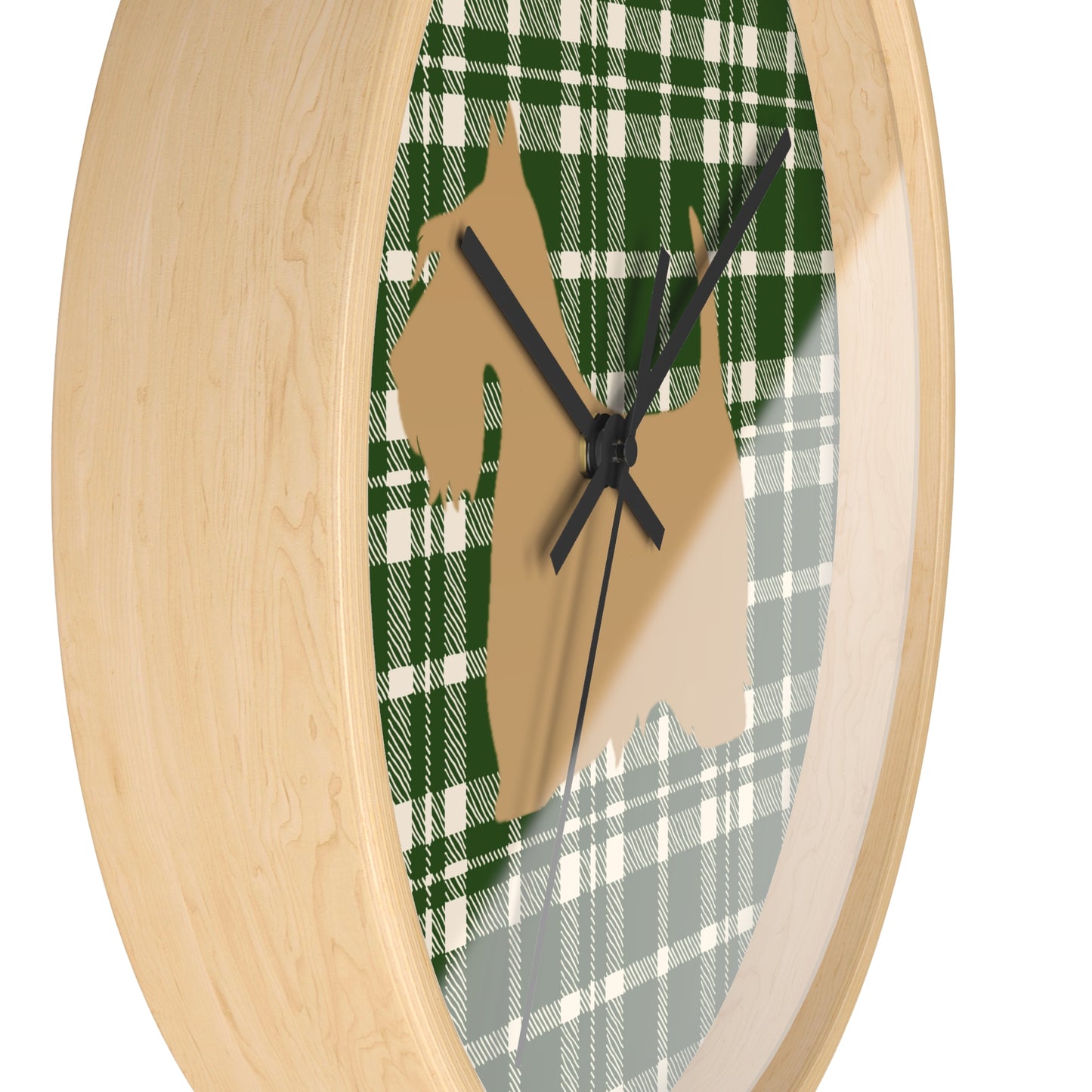 Scottish Terrier Wall Clock, Pet Lover Gift, Home Decor, Office Decor, Scottish Terrier Decor, Unique Wall Timepiece