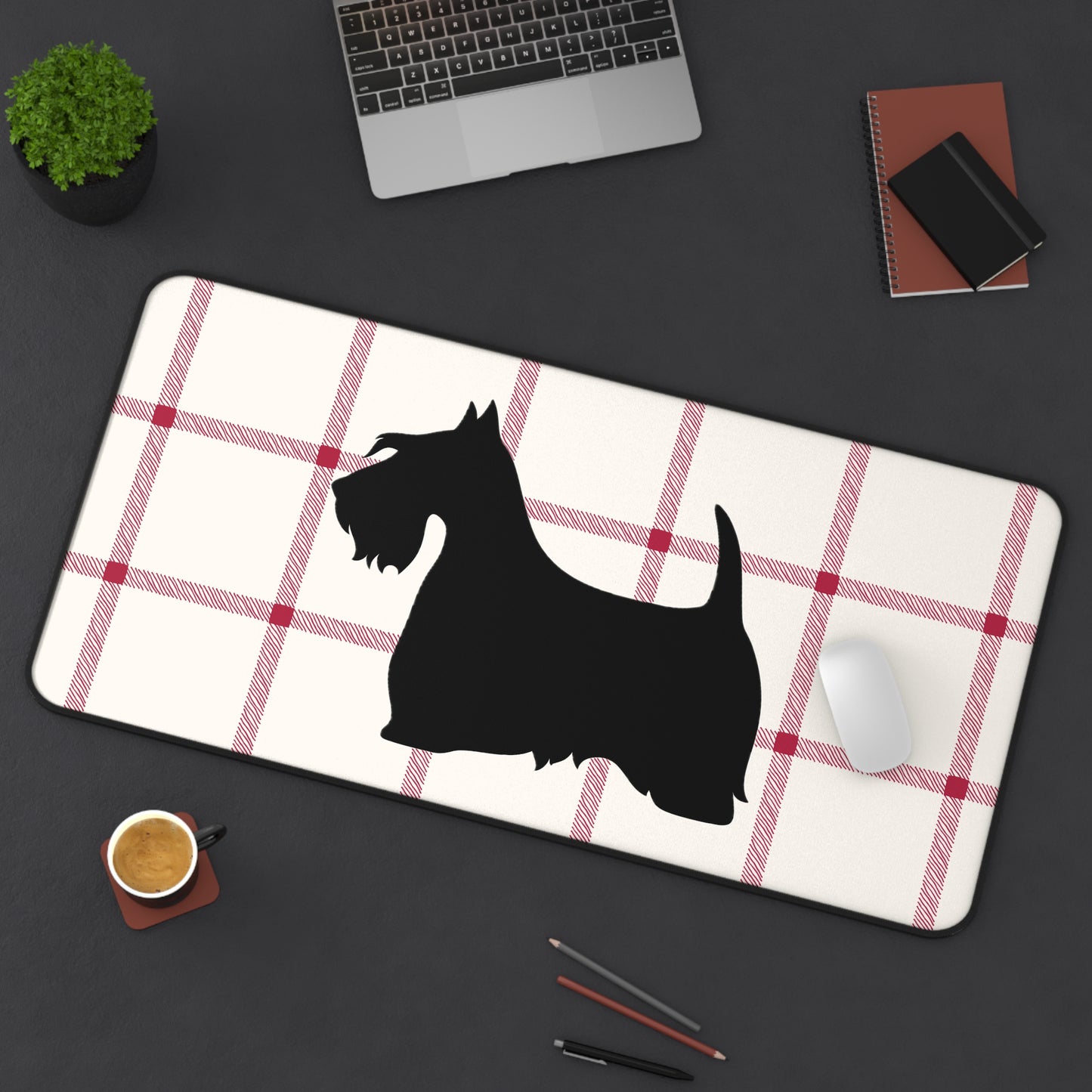 Scottish Terrier Desk Mat - Pet Lover Gift, Home Office Decor, Dog-Themed Desk Accessories, Personalized Gift, Animal Lover's Mat