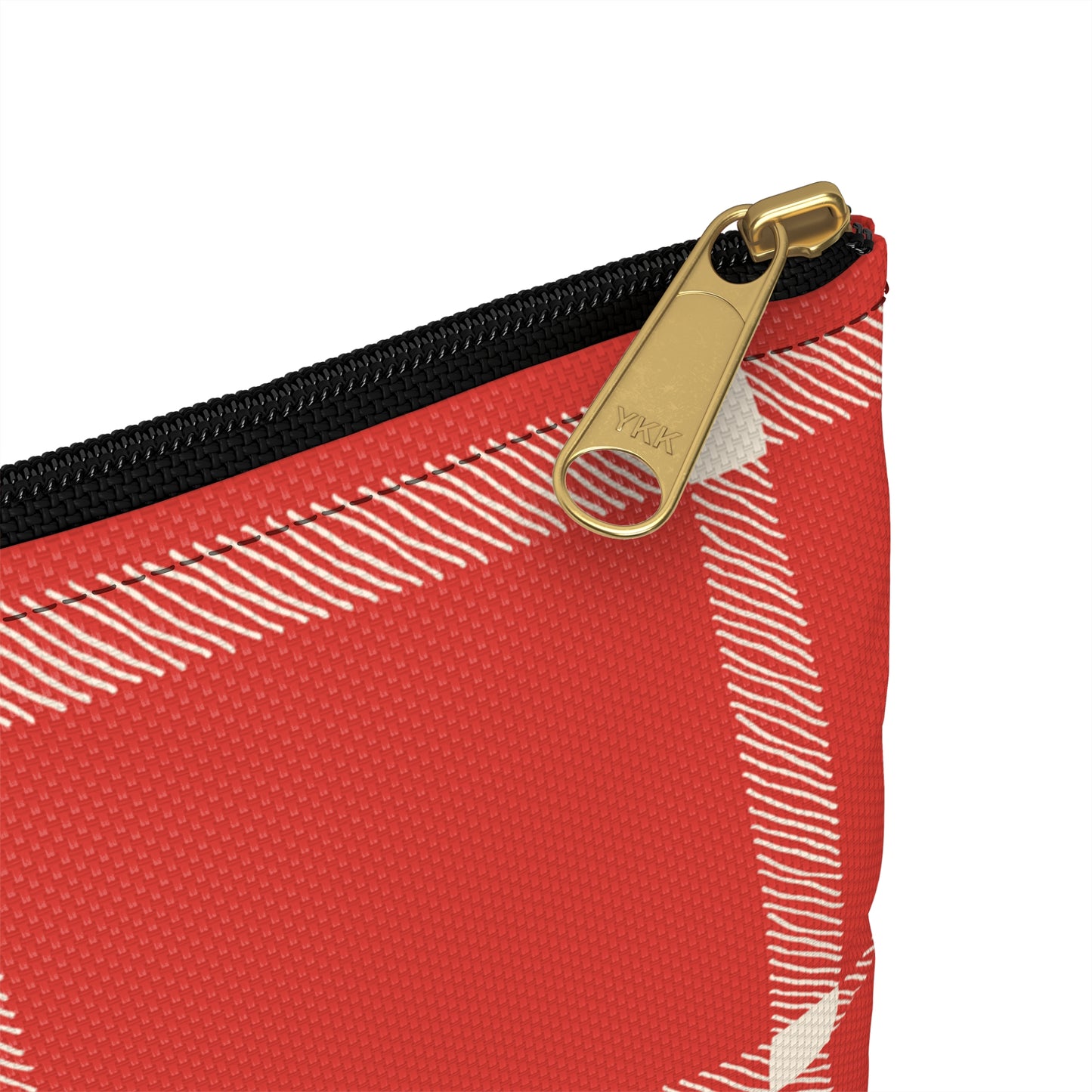 Scottish Terrier Accessory Pouch, Pet Lover Gift, Dog Travel Bag, Stylish Makeup Case, Plaid Organizer