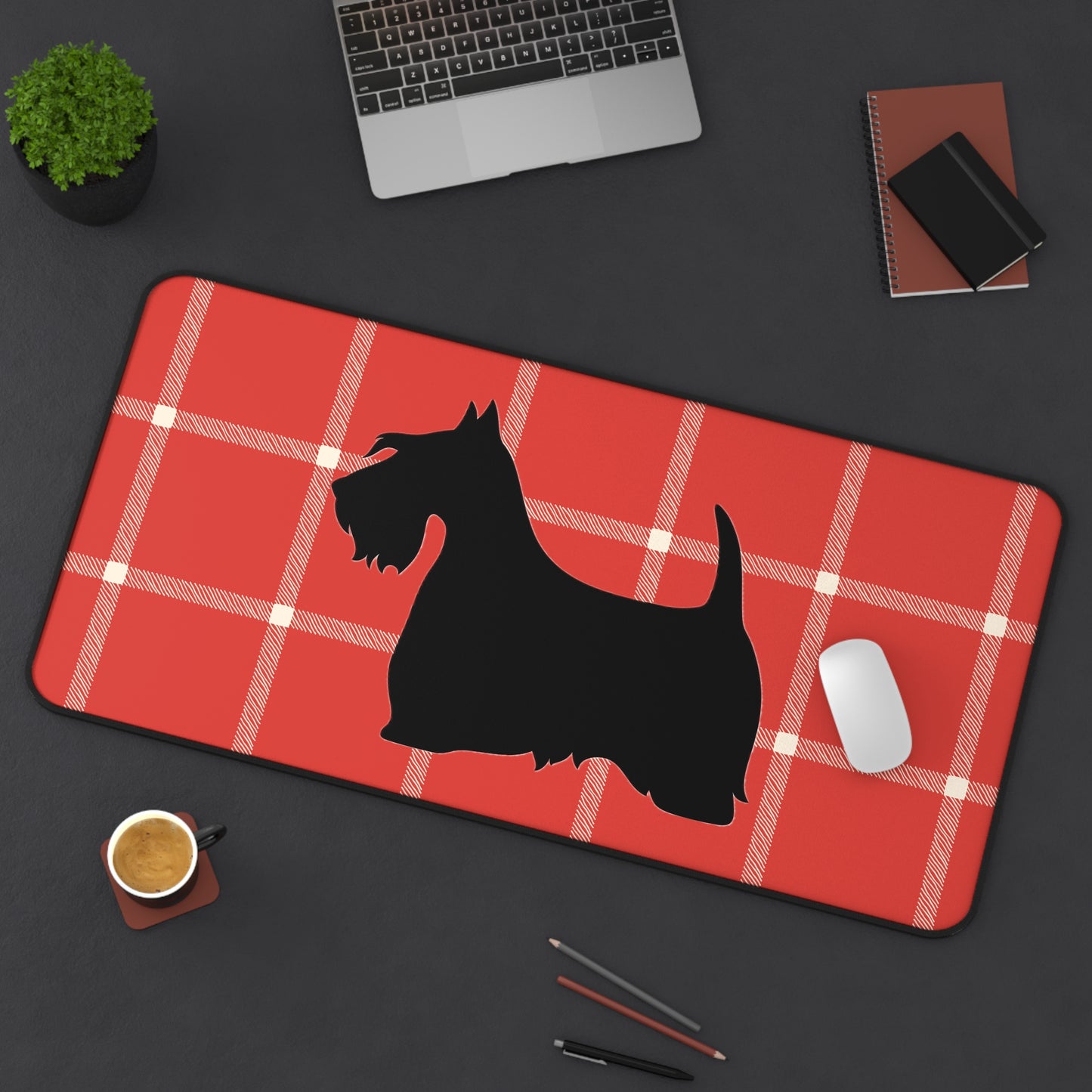 Scottish Terrier Desk Mat - Pet Lover Gift, Home Office Decor, Dog-Themed Desk Accessories, Personalized Gift, Animal Lover's Mat