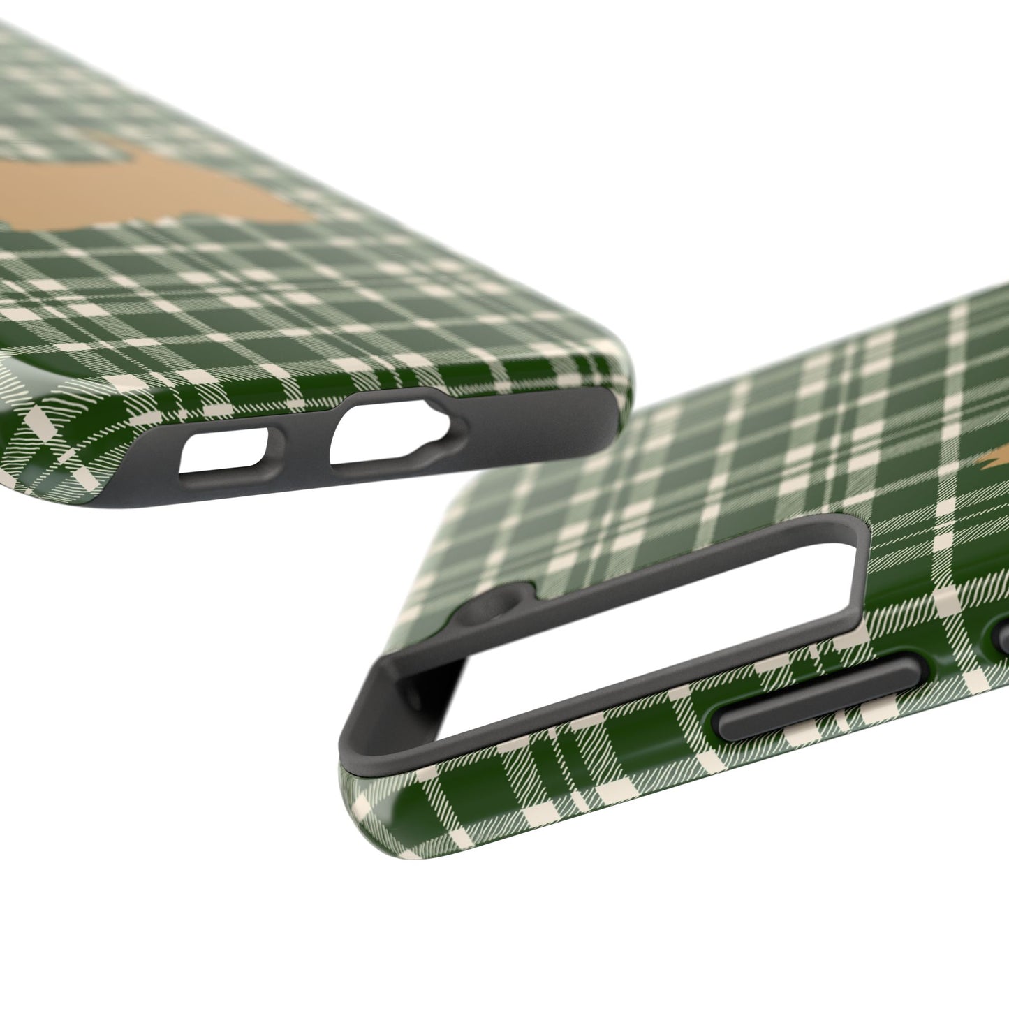 Scottish Terrier Phone Case, Tough Cases, Scottie Dog Phone Cover, Gift for Dog Lovers, Plaid Design