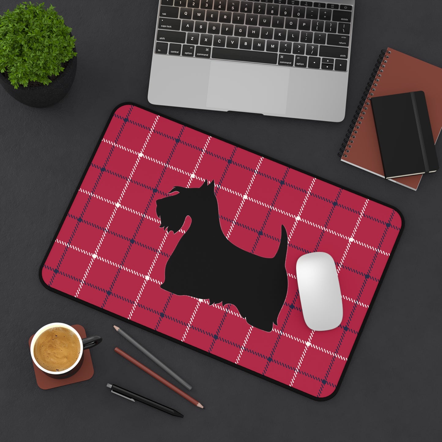 Scottish Terrier Desk Mat - Pet Lover Gift, Home Office Decor, Dog-Themed Desk Accessories, Personalized Gift, Animal Lover's Mat