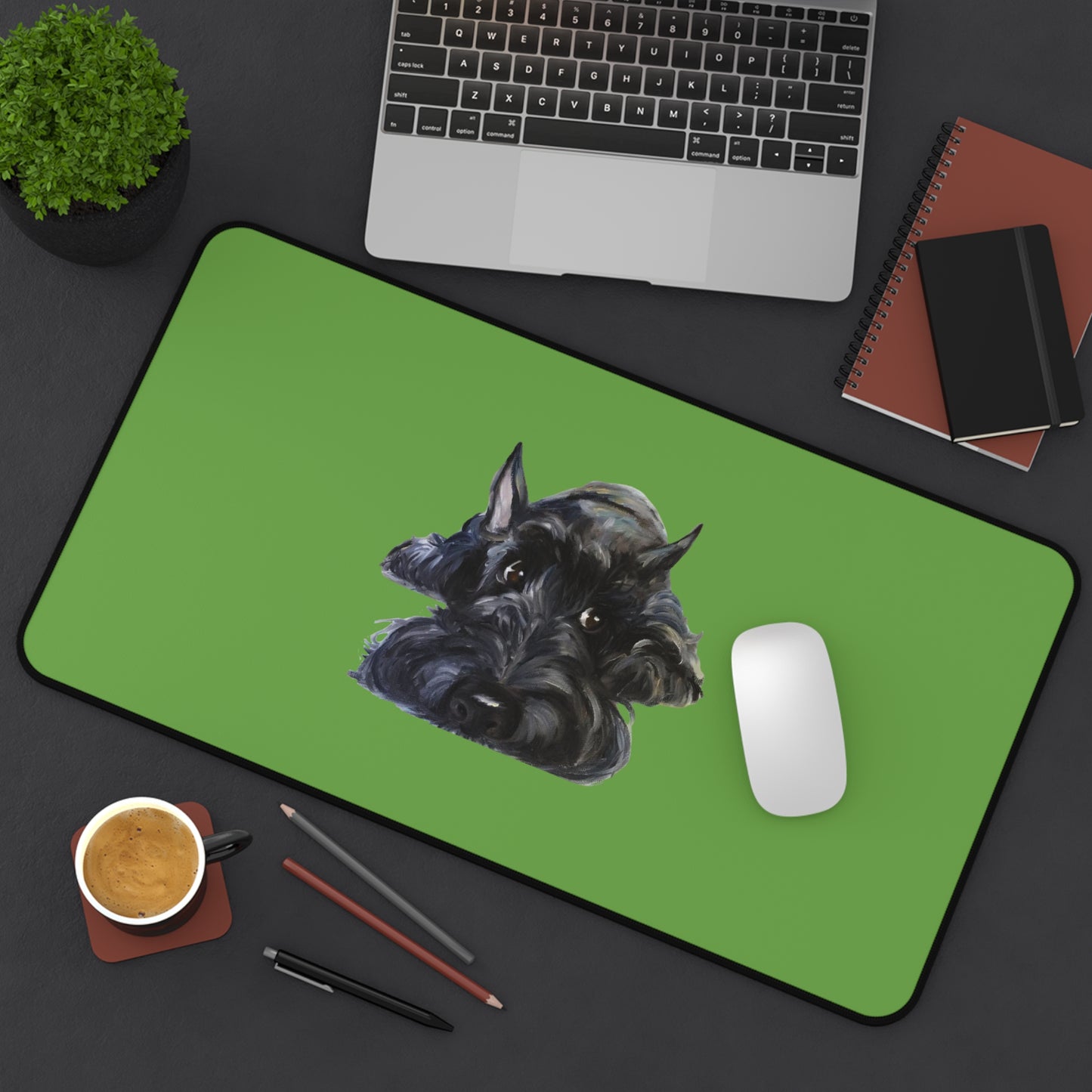 Scottish Terrier Desk Mat - Pet Lover Gift, Home Office Decor, Dog-Themed Desk Accessories, Personalized Gift, Animal Lover's Mat