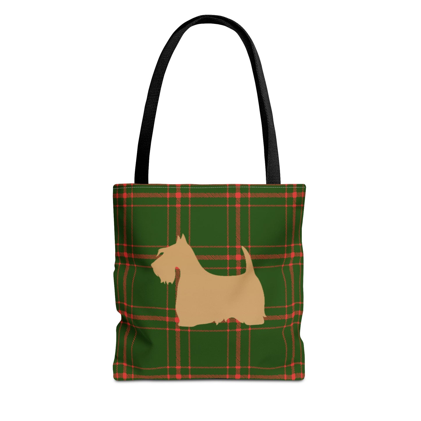 Plaid Scottish Terrier Tote Bag, Stylish Carryall for Pet Lovers, Perfect for Shopping, Beach Days, Teachers, Gifts, All-Occasion Bag