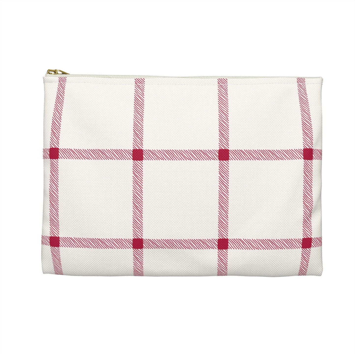 Scottish Terrier Accessory Pouch, Pet Lover Gift, Dog Travel Bag, Stylish Makeup Case, Plaid Organizer