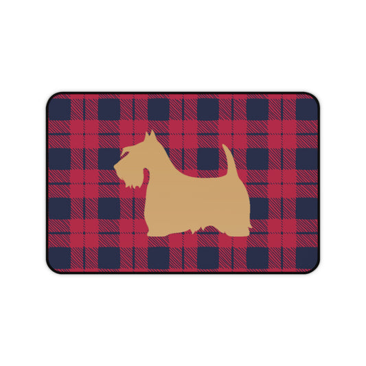 Scottish Terrier Desk Mat - Pet Lover Gift, Home Office Decor, Dog-Themed Desk Accessories, Personalized Gift, Animal Lover's Mat