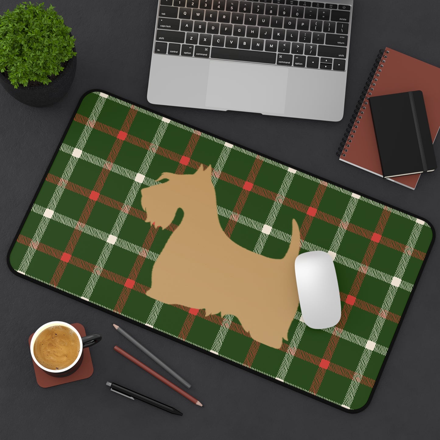 Scottish Terrier Desk Mat - Pet Lover Gift, Home Office Decor, Dog-Themed Desk Accessories, Personalized Gift, Animal Lover's Mat