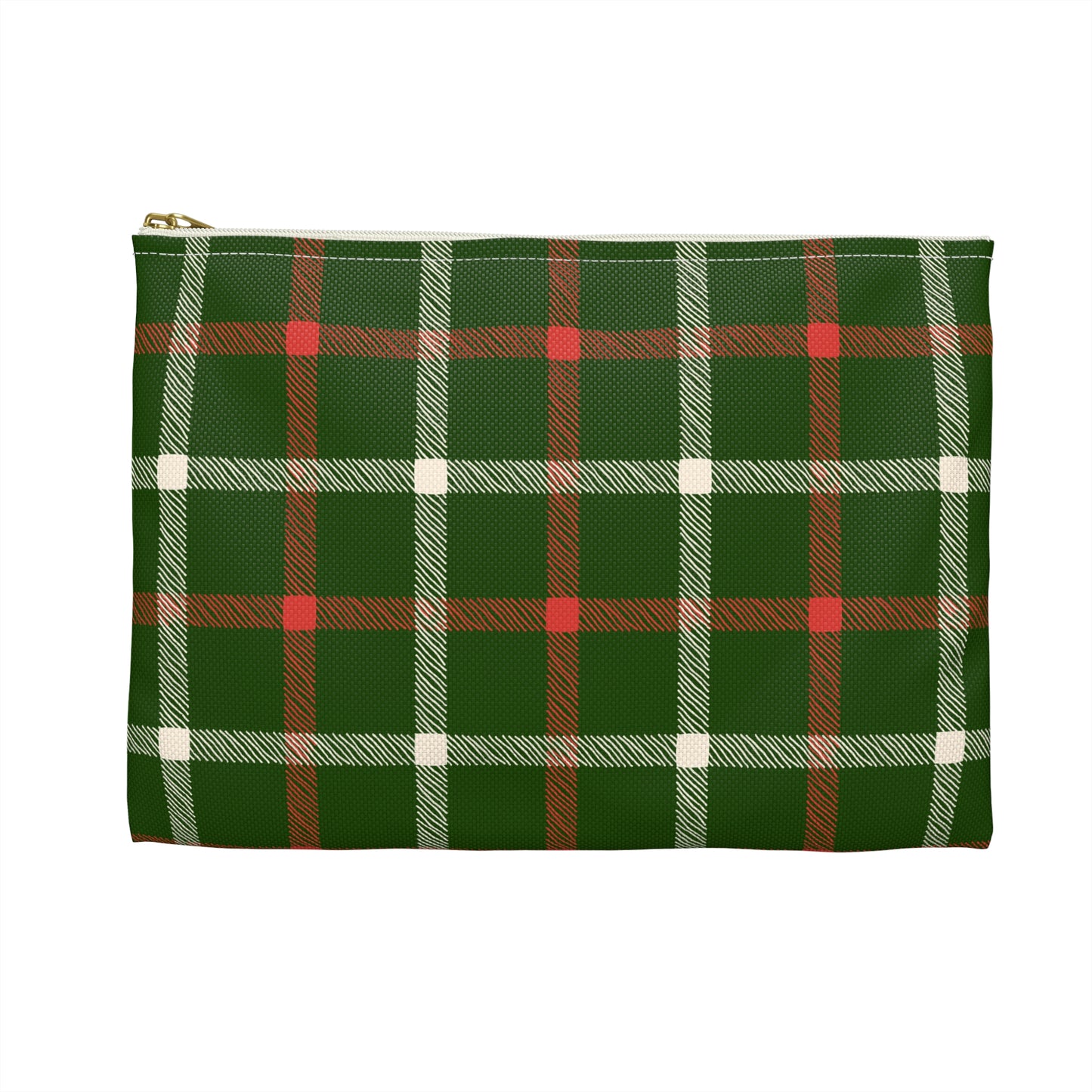 Scottish Terrier Accessory Pouch, Pet Lover Gift, Dog Travel Bag, Stylish Makeup Case, Plaid Organizer