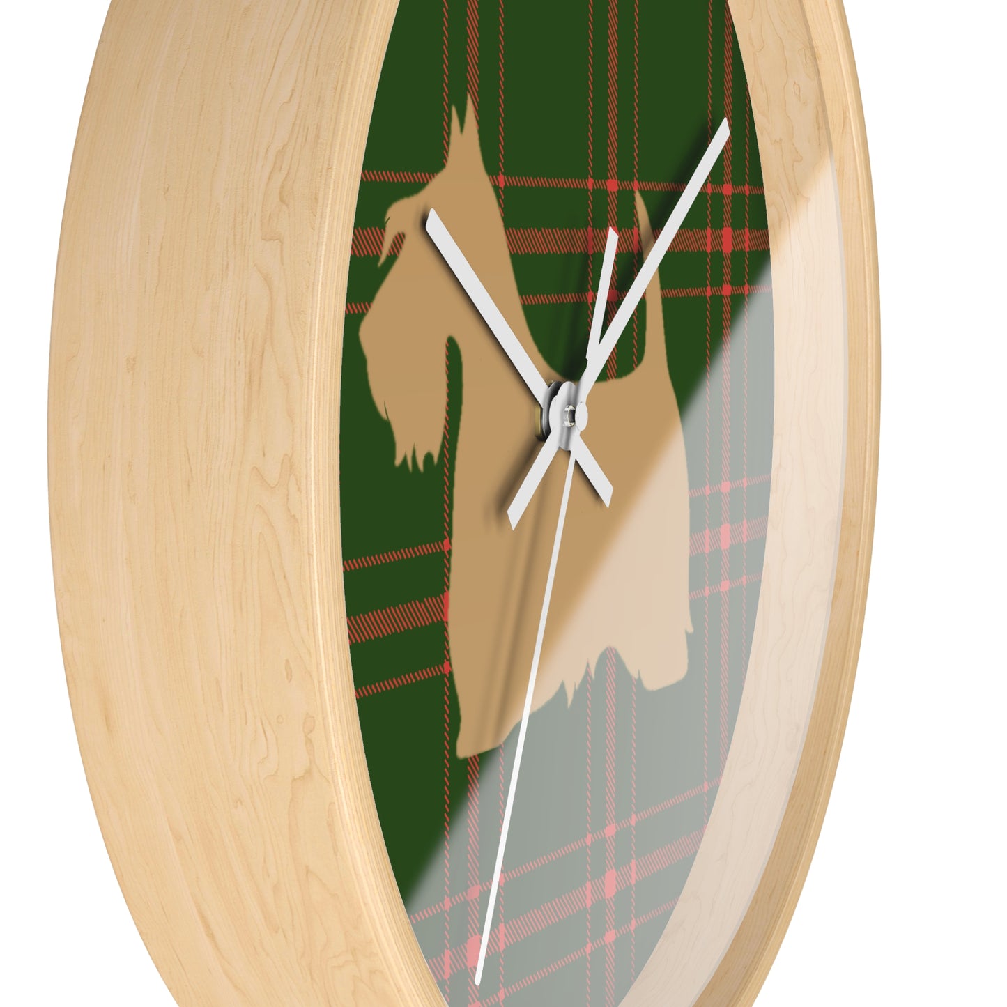 Scottish Terrier Wall Clock, Pet Lover Gift, Home Decor, Office Decor, Scottish Terrier Decor, Unique Wall Timepiece