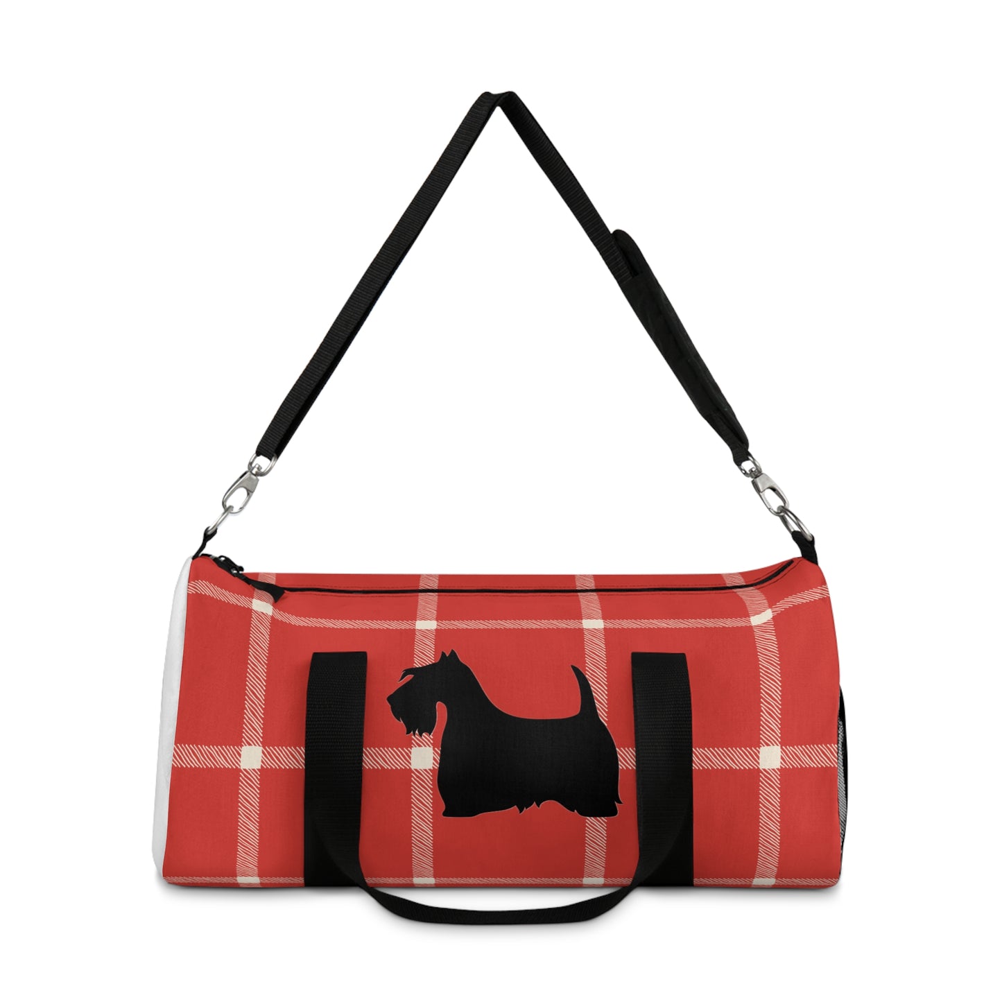 Plaid Scottish Terrier Duffel Bag - Perfect for Travel, Gym, Pet Owners, Gifts, and Weekenders