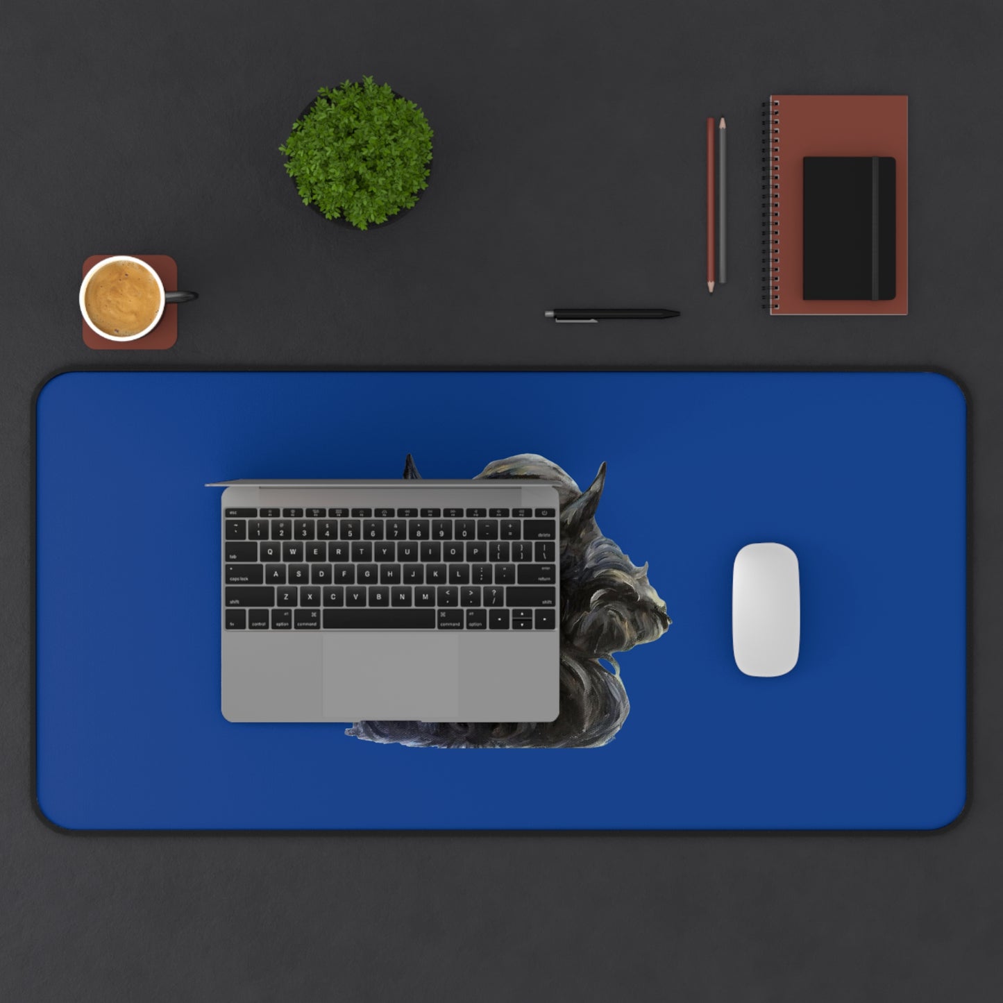 Scottish Terrier Desk Mat - Pet Lover Gift, Home Office Decor, Dog-Themed Desk Accessories, Personalized Gift, Animal Lover's Mat