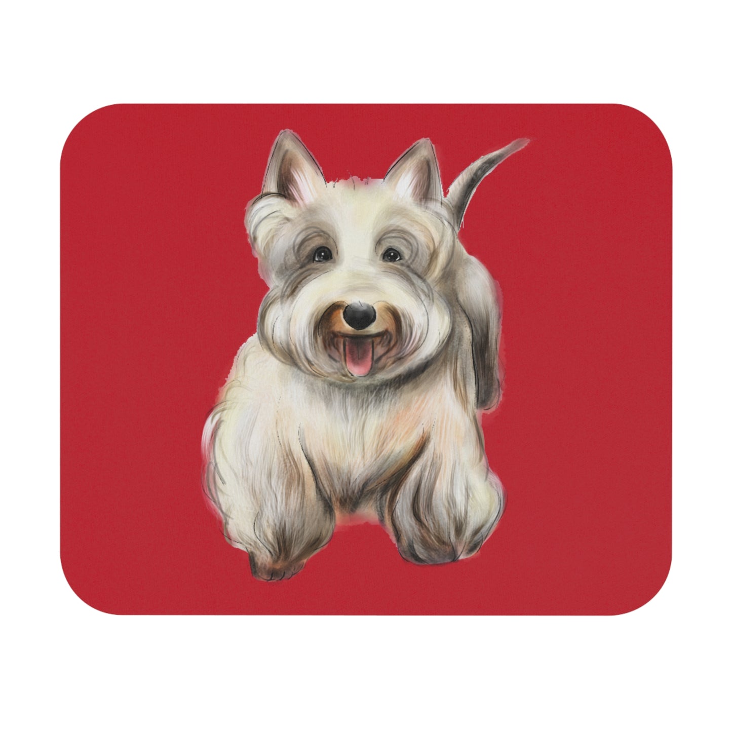 Mouse Pad - Wheaten Scottish Terrier Design