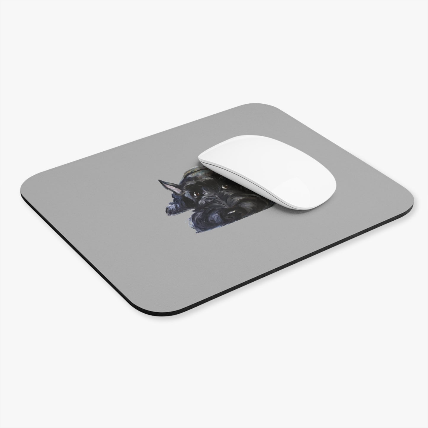 Scottish Terrier Mouse Pad | Cute Dog Lover Gift | Office Decor | Stationery | Pet Themed Home Office Accessories | Animal Lover Merchandise