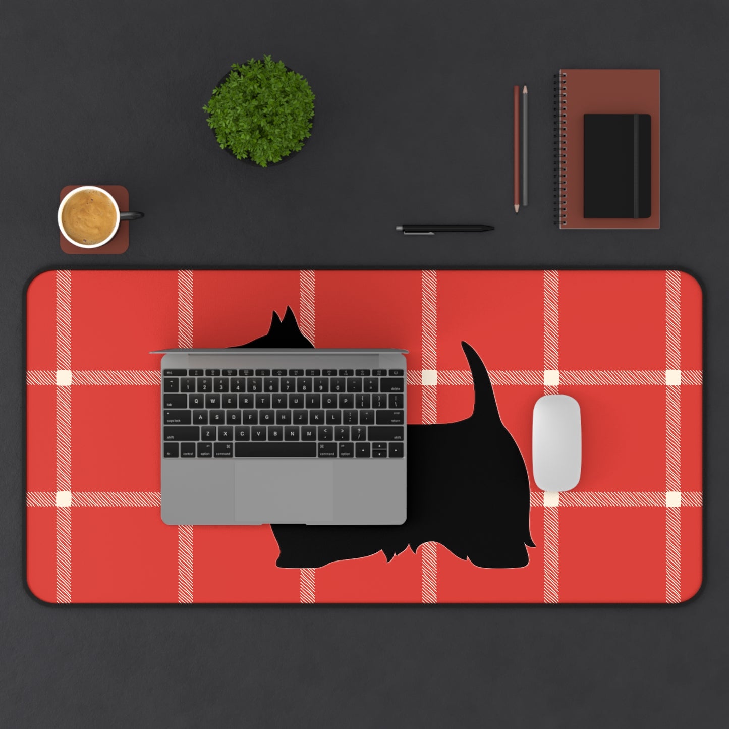 Scottish Terrier Desk Mat - Pet Lover Gift, Home Office Decor, Dog-Themed Desk Accessories, Personalized Gift, Animal Lover's Mat