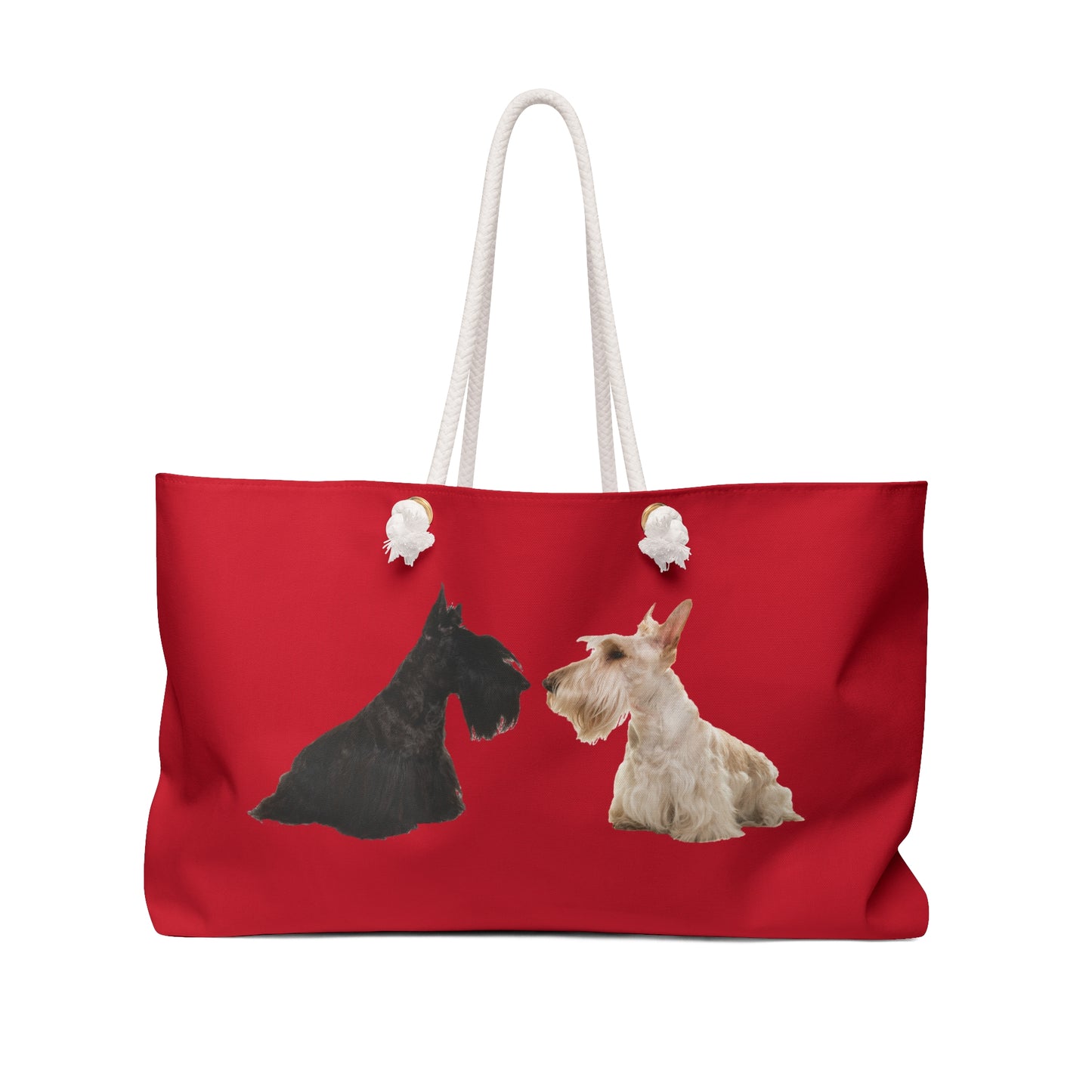 Scottish Dog Weekender Bag, Pet Lover Travel Tote, Dog Mom Gifts, Cute Tote for Getaways, Stylish Pet Accessories