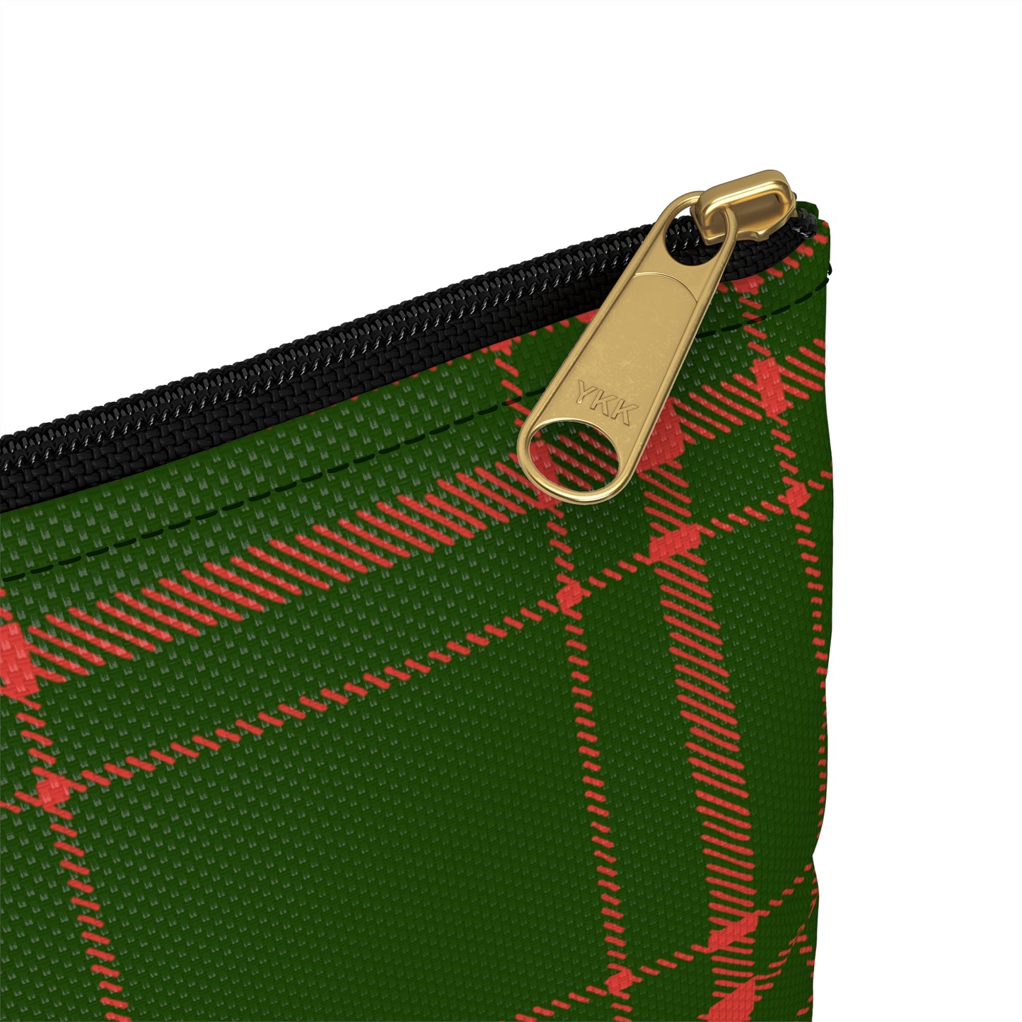 Scottish Terrier Accessory Pouch, Pet Lover Gift, Dog Travel Bag, Stylish Makeup Case, Plaid Organizer