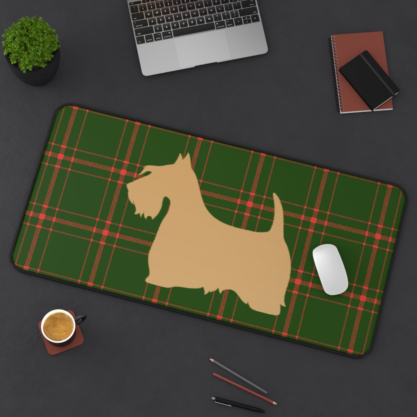 Scottish Terrier Desk Mat - Pet Lover Gift, Home Office Decor, Dog-Themed Desk Accessories, Personalized Gift, Animal Lover's Mat