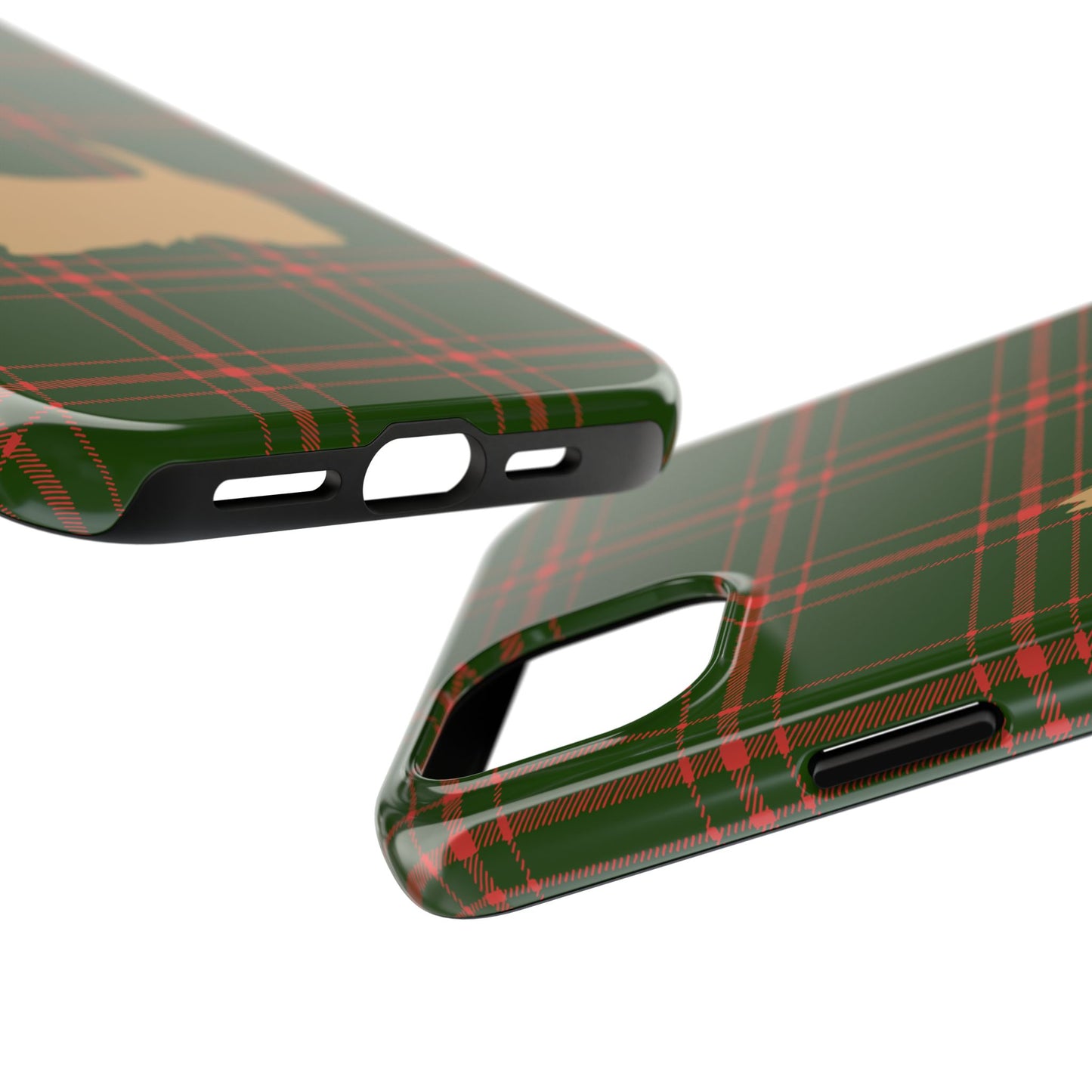 Scottish Terrier Phone Case, Tough Cases, Scottie Dog Phone Cover, Gift for Dog Lovers, Plaid Design