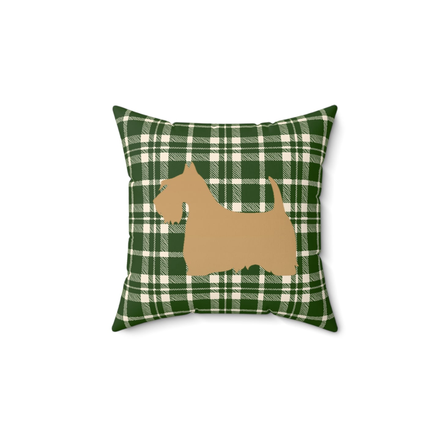 Scottish Terrier Faux Suede Pillow, Cozy Home Decor, Housewarming Gift, Pet Lover Gift, Holiday Accent Cushion