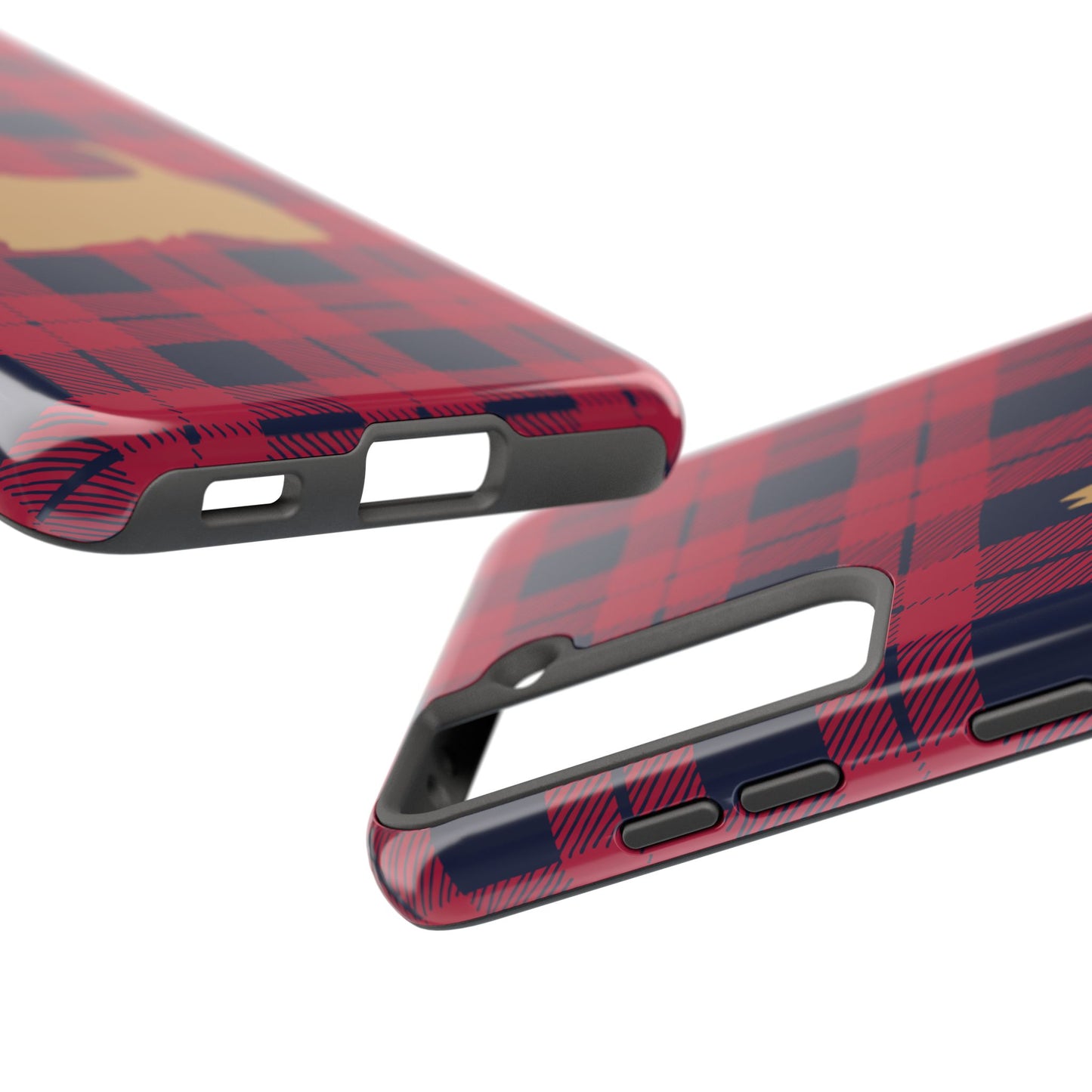 Scottish Terrier Phone Case, Tough Cases, Scottie Dog Phone Cover, Gift for Dog Lovers, Plaid Design