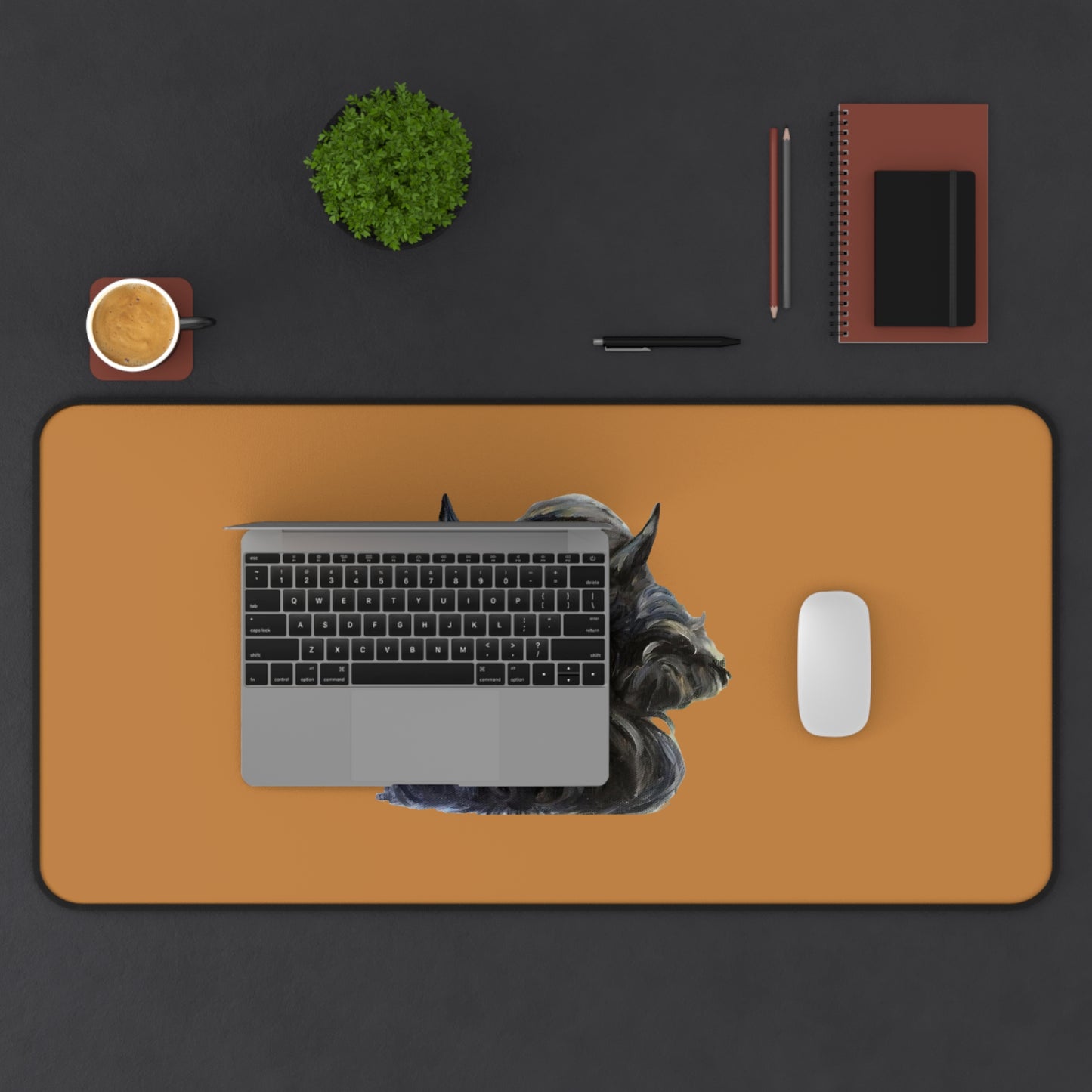 Scottish Terrier Desk Mat - Pet Lover Gift, Home Office Decor, Dog-Themed Desk Accessories, Personalized Gift, Animal Lover's Mat