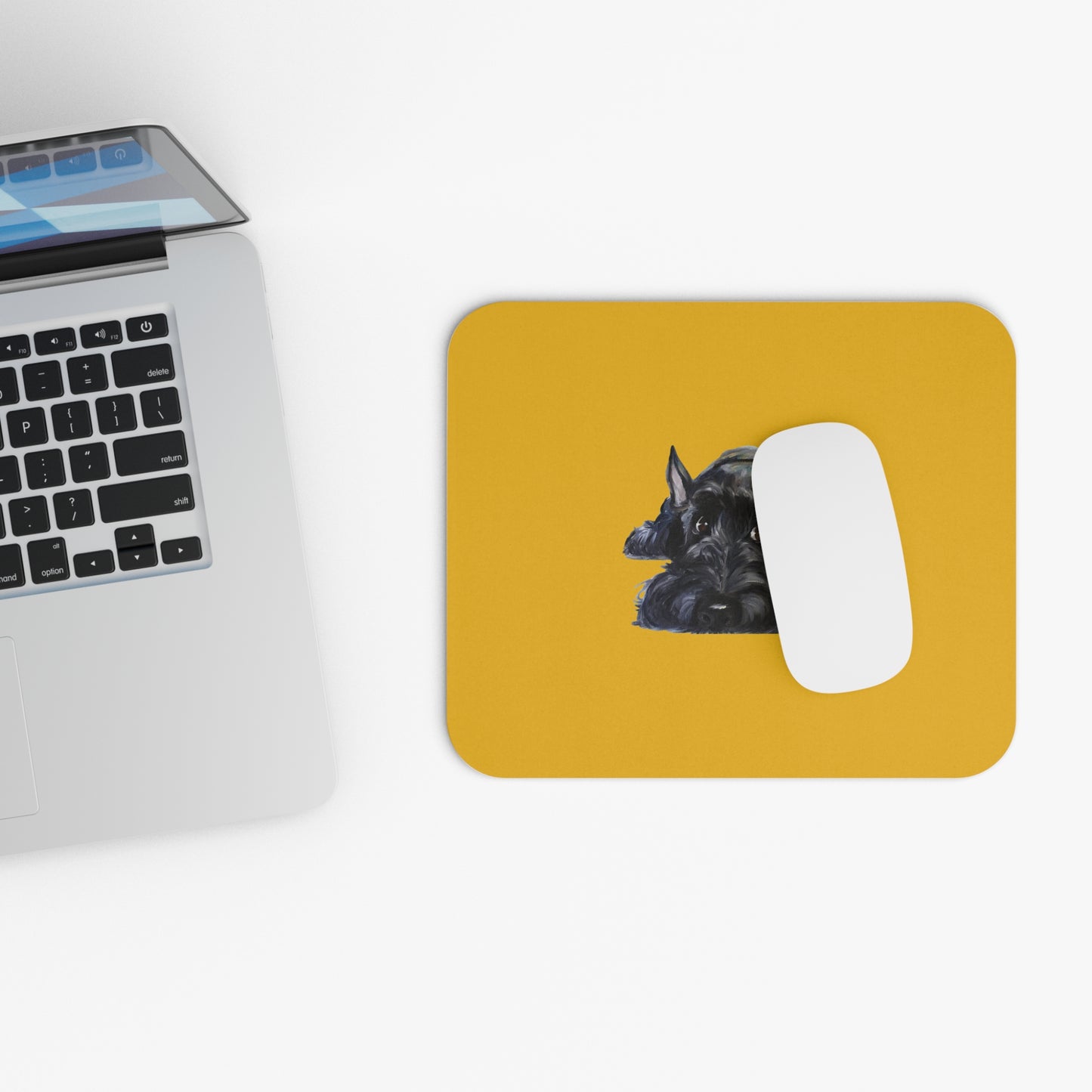 Scottish Terrier Mouse Pad | Cute Dog Lover Gift | Office Decor | Stationery | Pet Themed Home Office Accessories | Animal Lover Merchandise