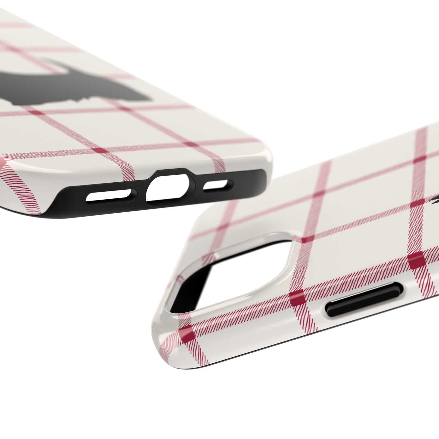 Scottish Terrier Phone Case, Tough Cases, Scottie Dog Phone Cover, Gift for Dog Lovers, Plaid Design