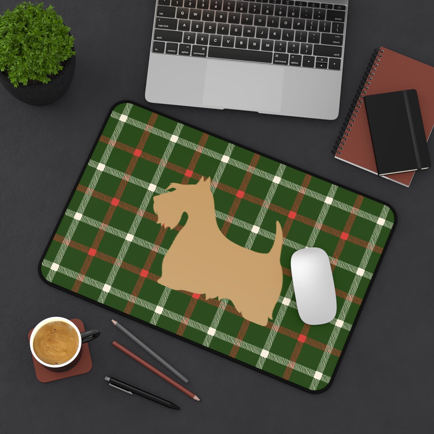 Scottish Terrier Desk Mat - Pet Lover Gift, Home Office Decor, Dog-Themed Desk Accessories, Personalized Gift, Animal Lover's Mat