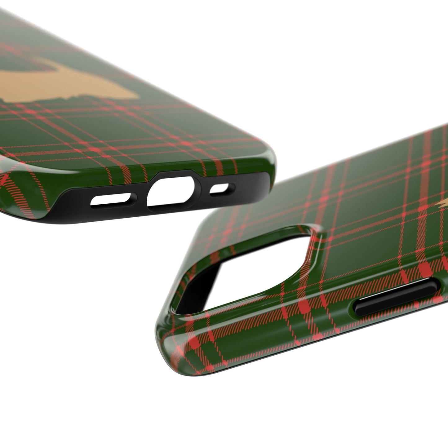 Scottish Terrier Phone Case, Tough Cases, Scottie Dog Phone Cover, Gift for Dog Lovers, Plaid Design