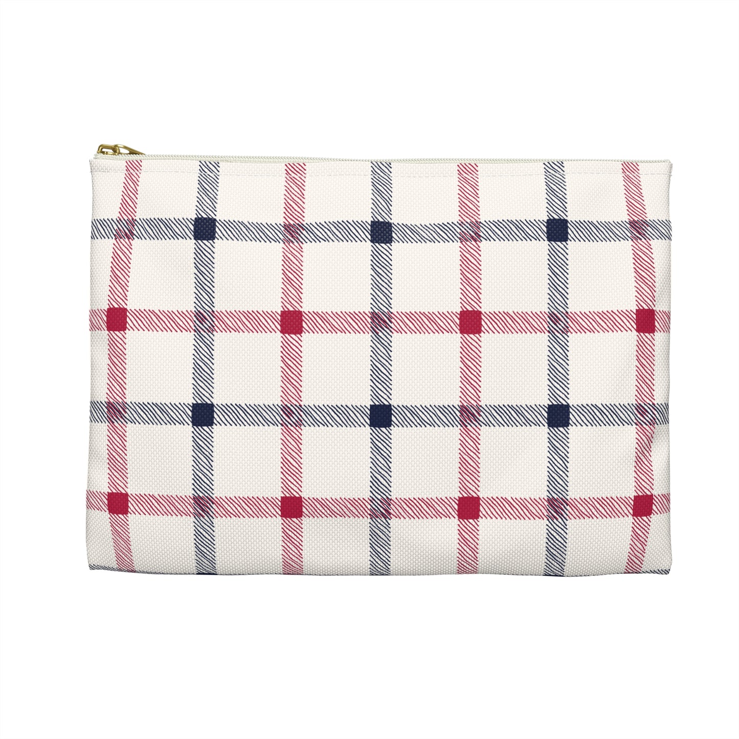 Scottish Terrier Accessory Pouch, Pet Lover Gift, Dog Travel Bag, Stylish Makeup Case, Plaid Organizer