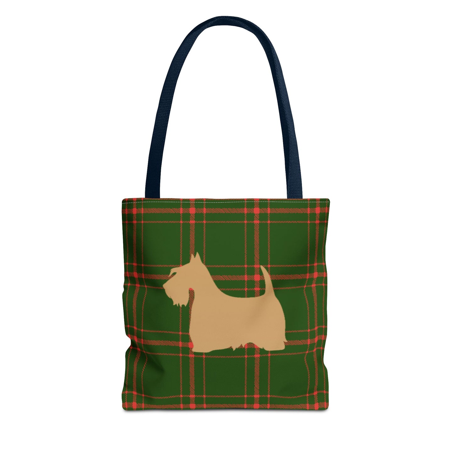 Plaid Scottish Terrier Tote Bag, Stylish Carryall for Pet Lovers, Perfect for Shopping, Beach Days, Teachers, Gifts, All-Occasion Bag