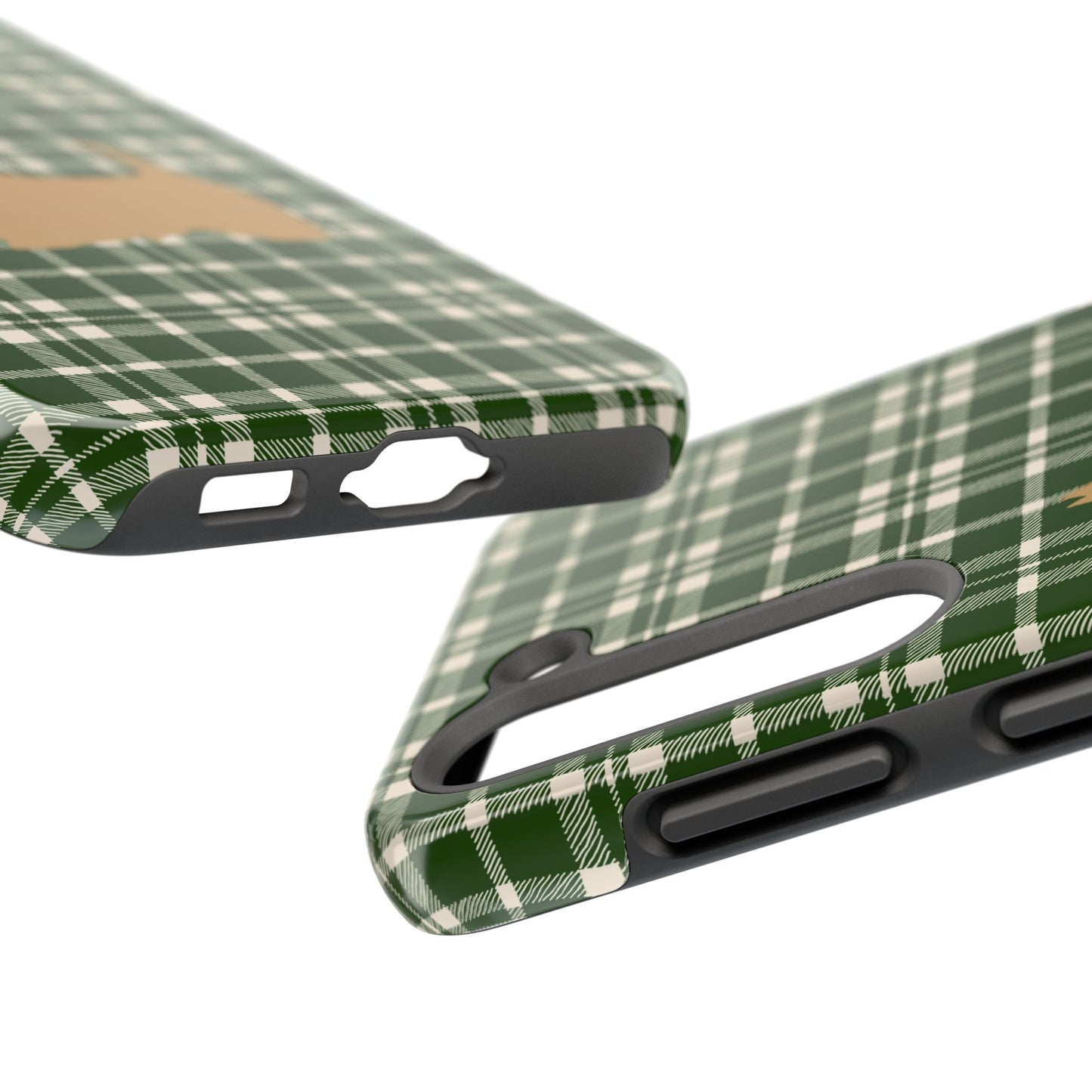 Scottish Terrier Phone Case, Tough Cases, Scottie Dog Phone Cover, Gift for Dog Lovers, Plaid Design