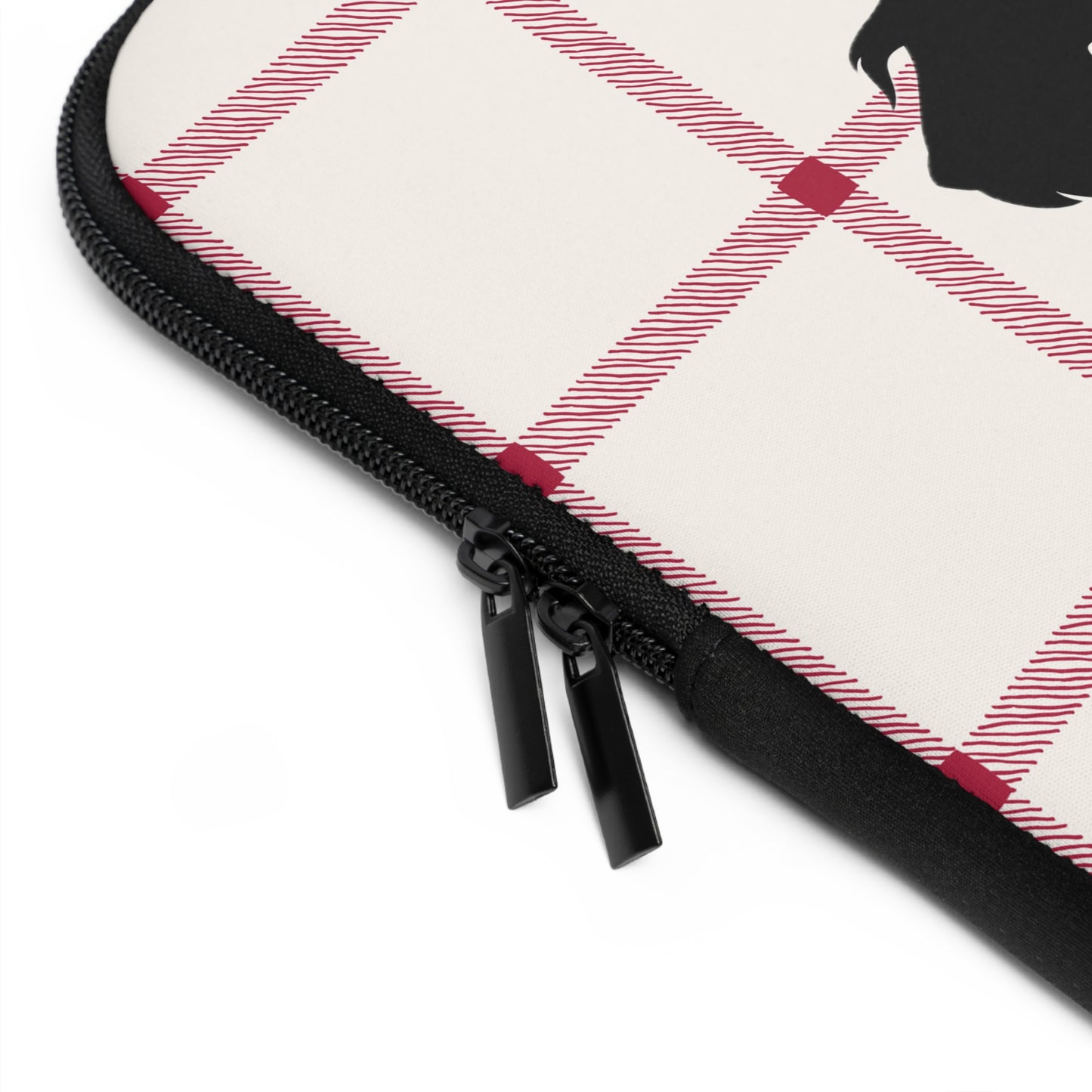 Laptop Sleeve Plaid Scottish Terrier