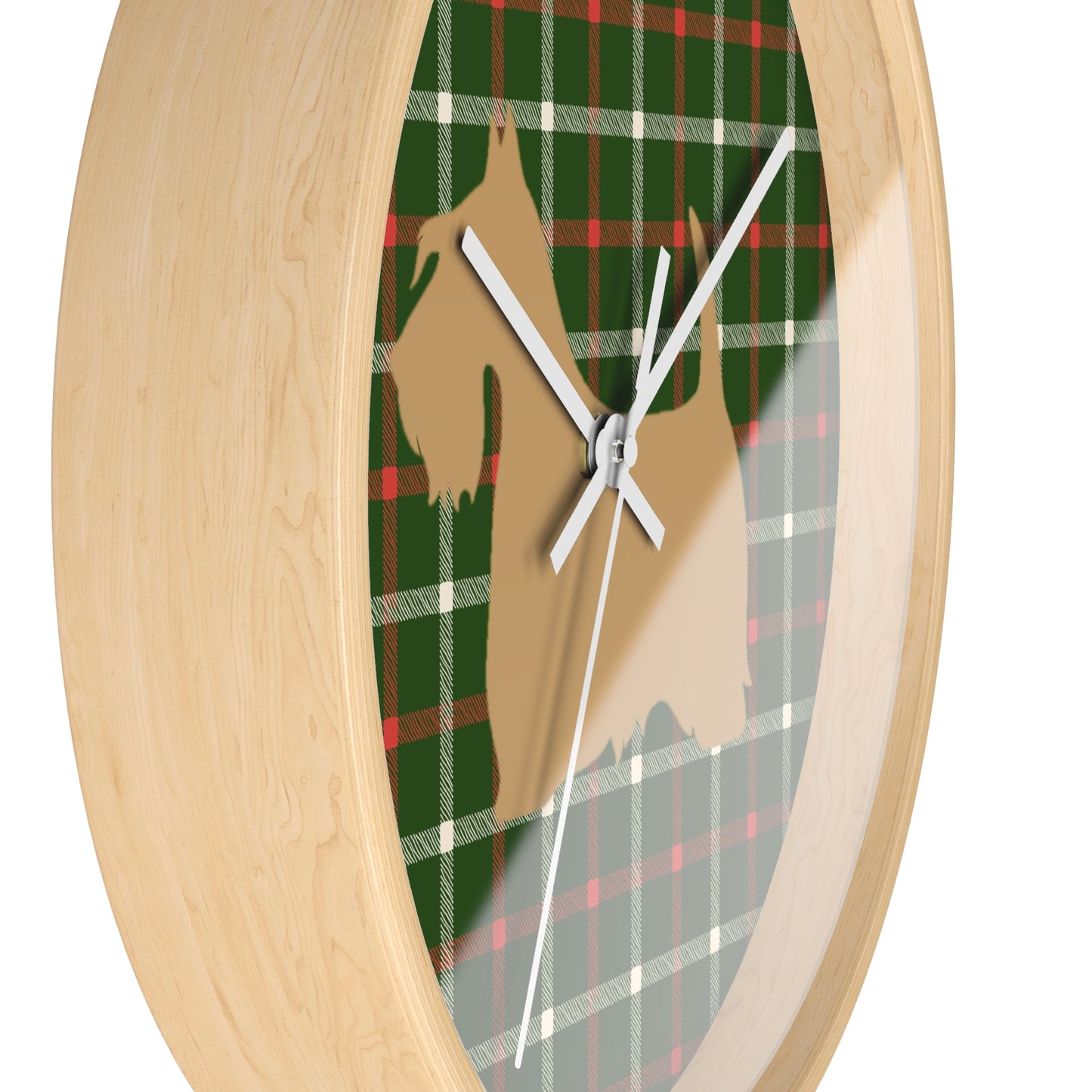 Scottish Terrier Wall Clock, Pet Lover Gift, Home Decor, Office Decor, Scottish Terrier Decor, Unique Wall Timepiece