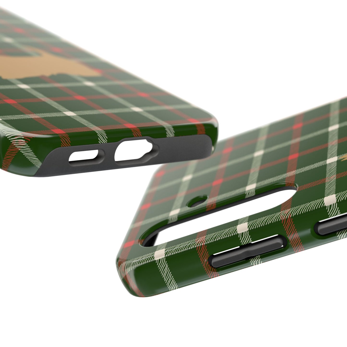 Scottish Terrier Phone Case, Tough Cases, Scottie Dog Phone Cover, Gift for Dog Lovers, Plaid Design