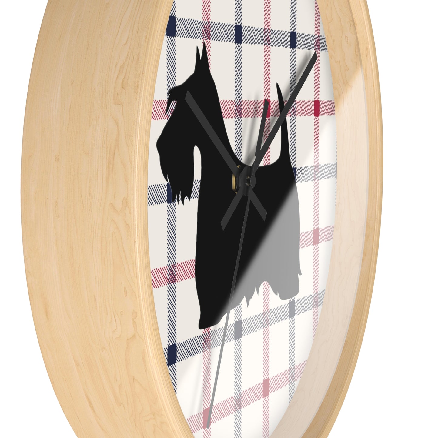 Scottish Terrier Wall Clock, Pet Lover Gift, Home Decor, Office Decor, Scottish Terrier Decor, Unique Wall Timepiece