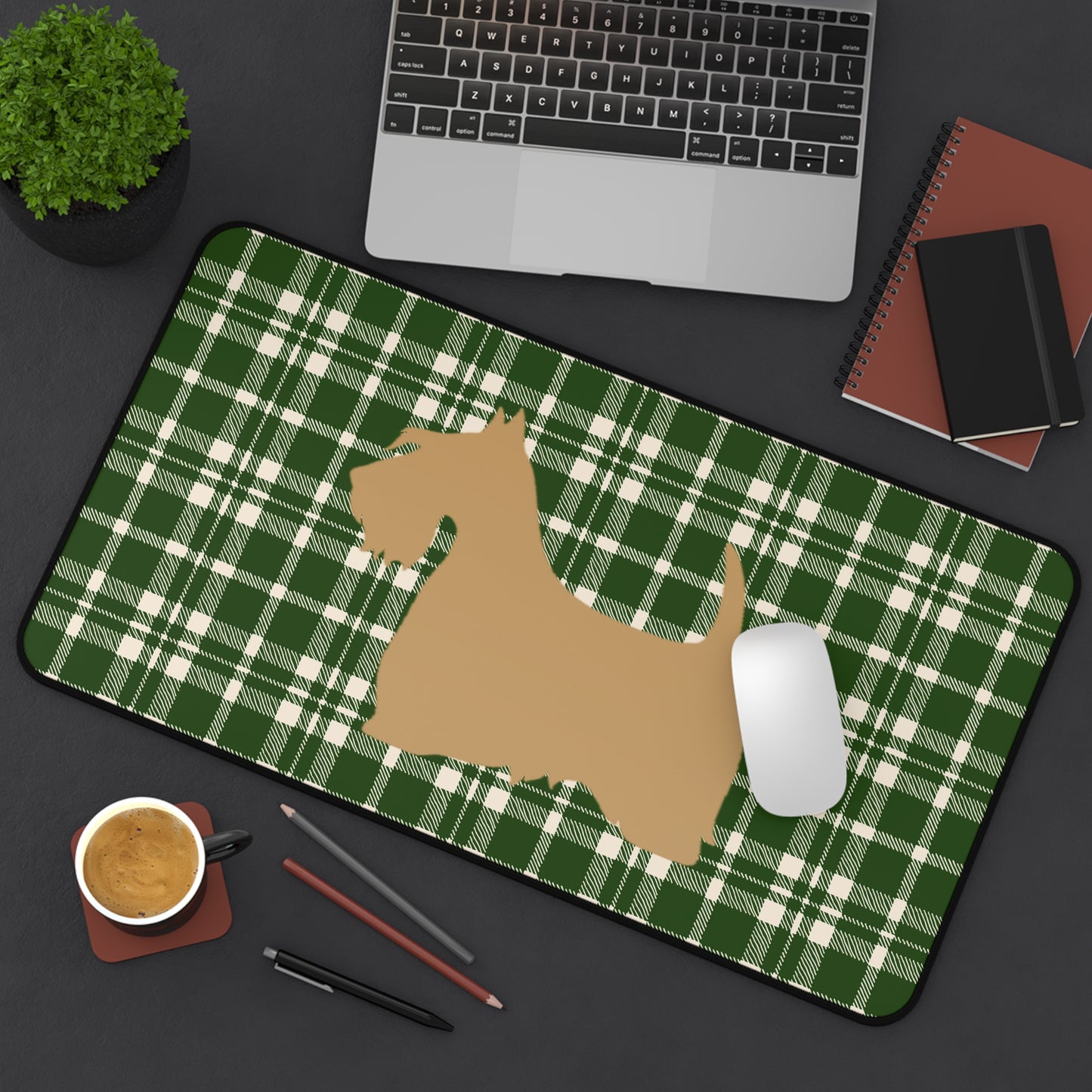 Scottish Terrier Desk Mat - Pet Lover Gift, Home Office Decor, Dog-Themed Desk Accessories, Personalized Gift, Animal Lover's Mat