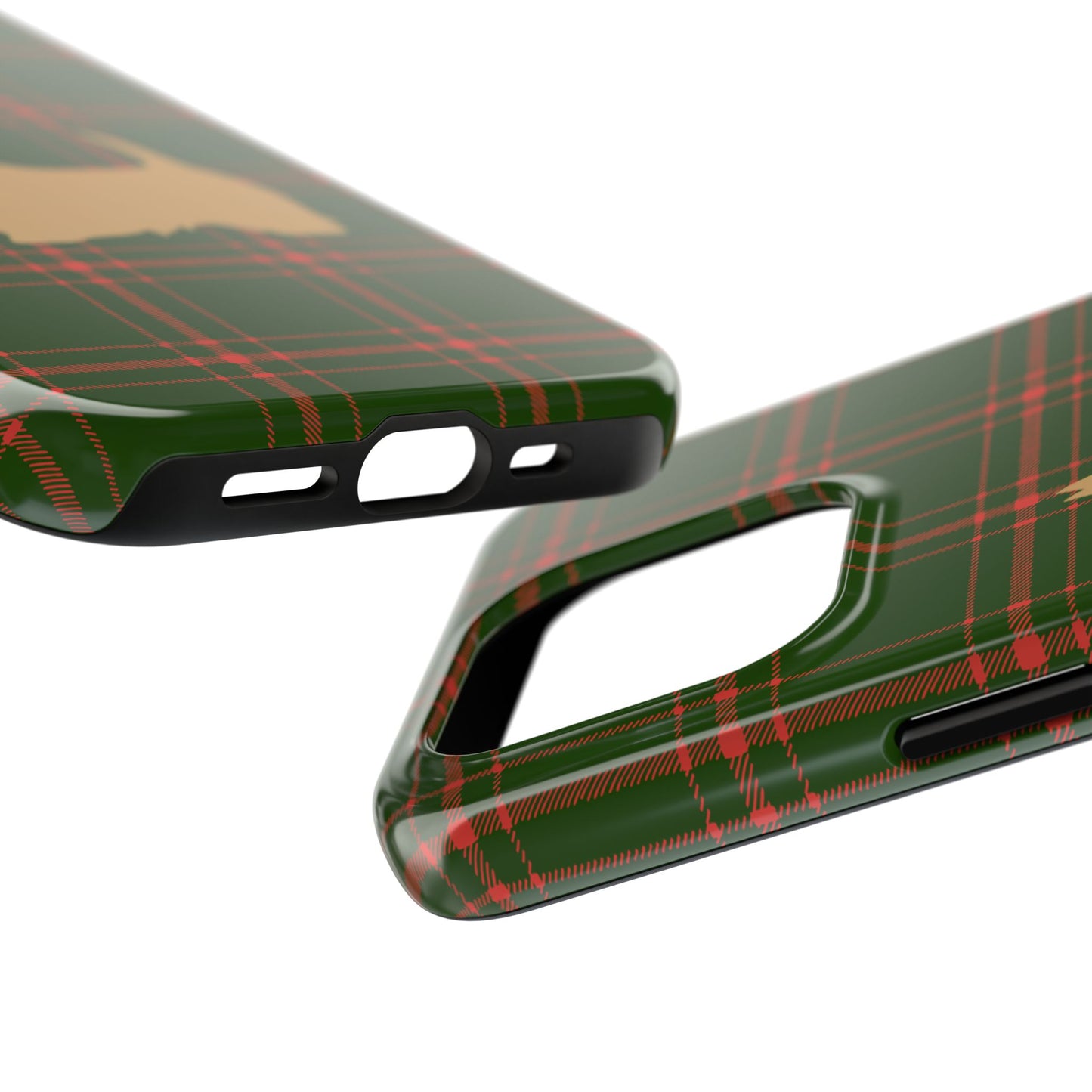 Scottish Terrier Phone Case, Tough Cases, Scottie Dog Phone Cover, Gift for Dog Lovers, Plaid Design