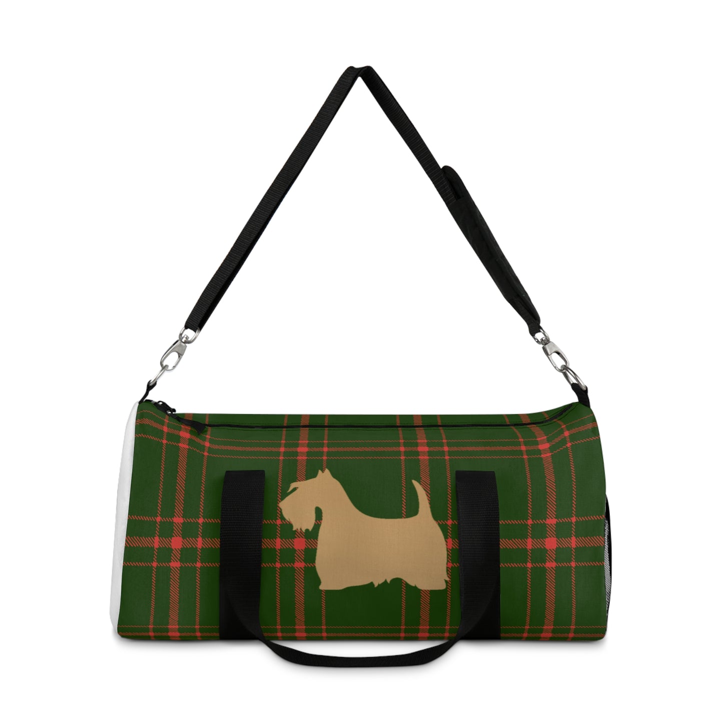Plaid Scottish Terrier Duffel Bag - Perfect for Travel, Gym, Pet Owners, Gifts, and Weekenders