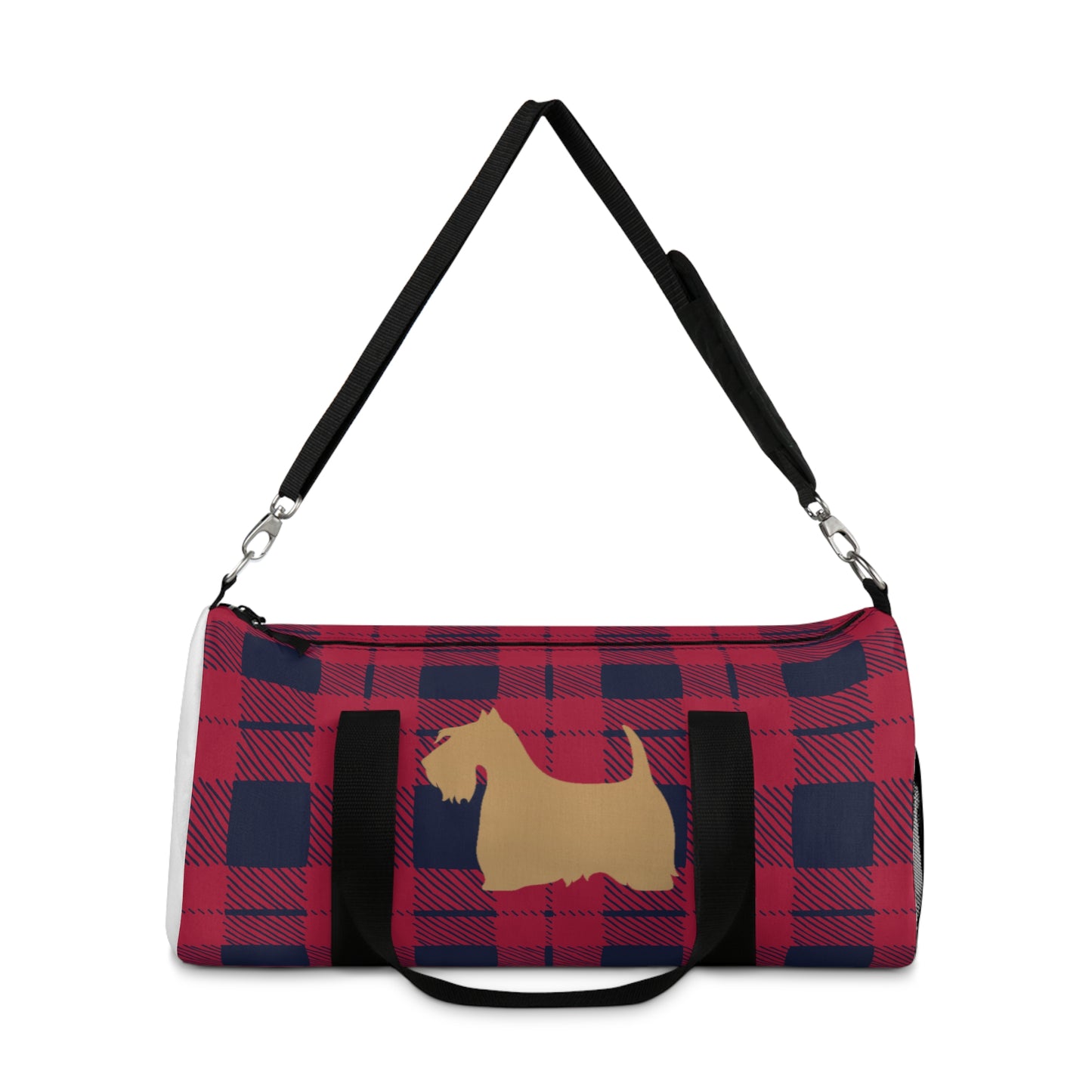 Plaid Scottish Terrier Duffel Bag - Perfect for Travel, Gym, Pet Owners, Gifts, and Weekenders