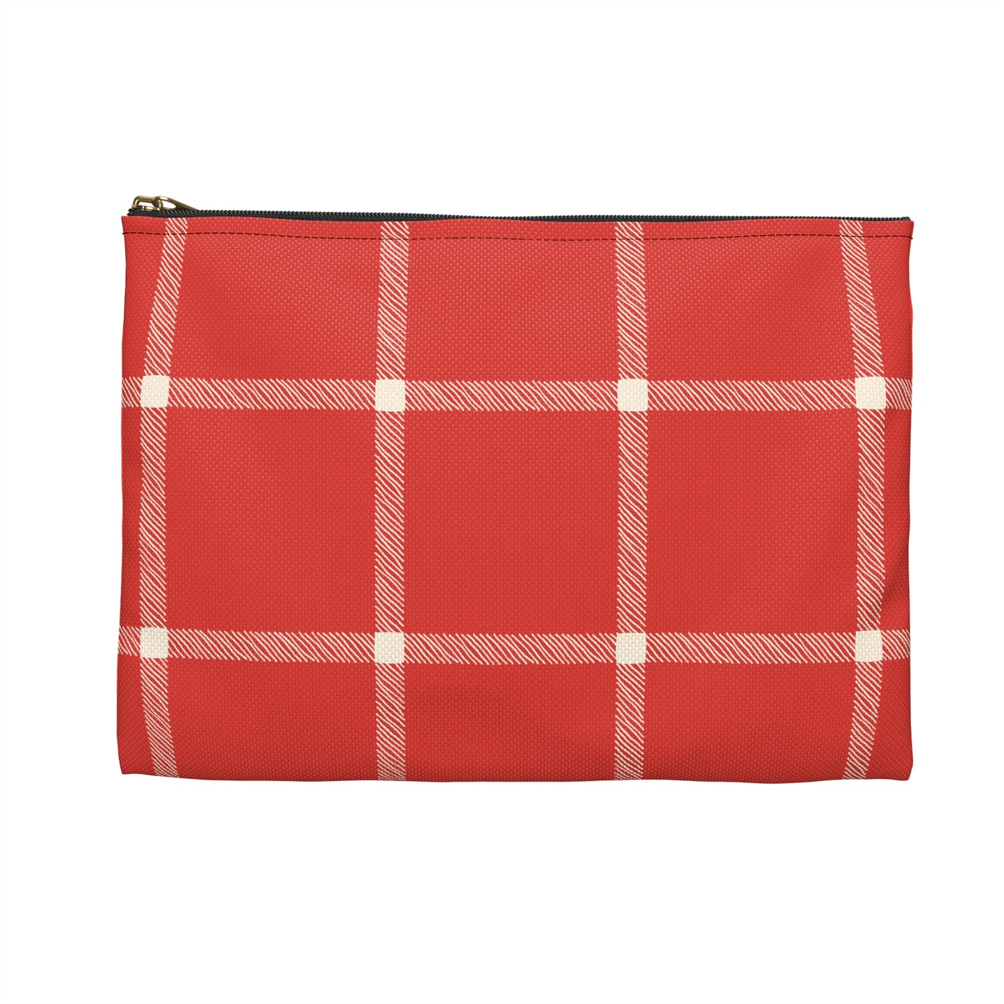 Scottish Terrier Accessory Pouch, Pet Lover Gift, Dog Travel Bag, Stylish Makeup Case, Plaid Organizer