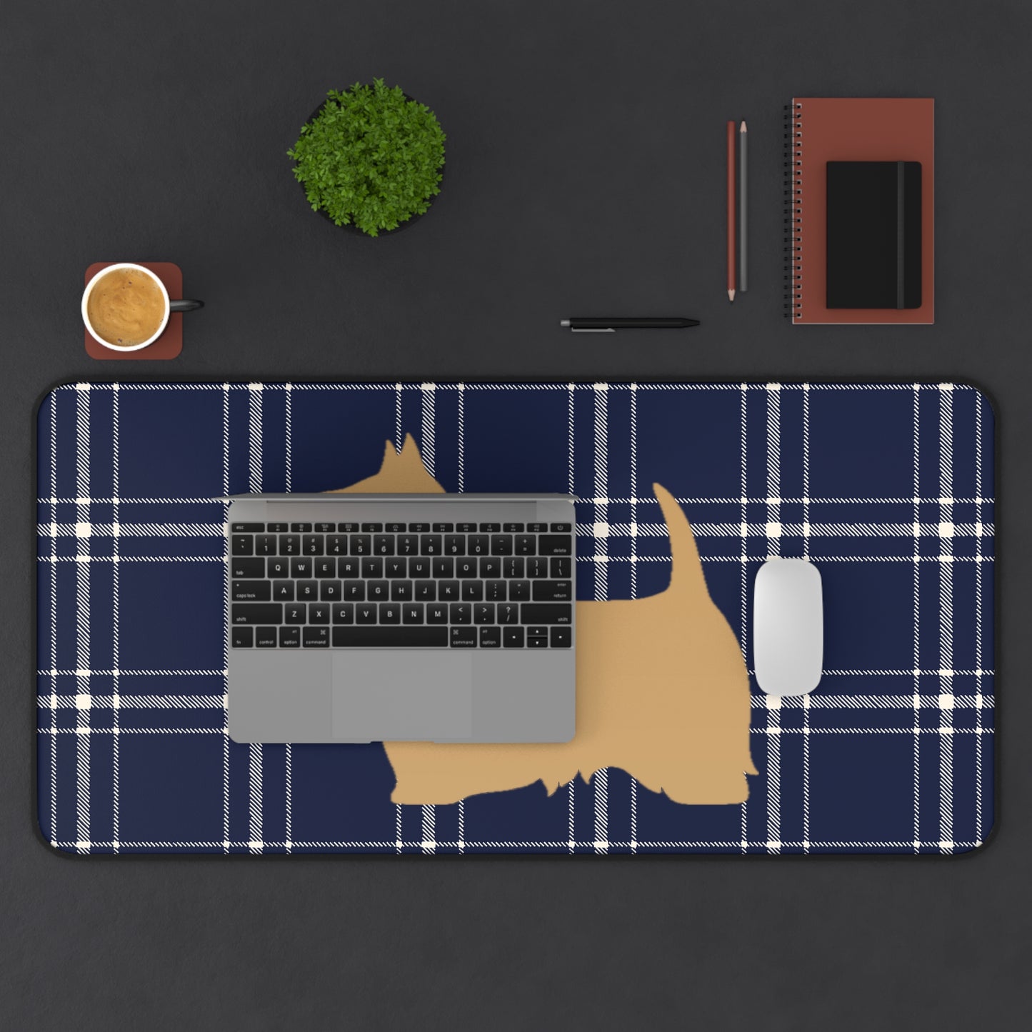 Scottish Terrier Desk Mat - Pet Lover Gift, Home Office Decor, Dog-Themed Desk Accessories, Personalized Gift, Animal Lover's Mat