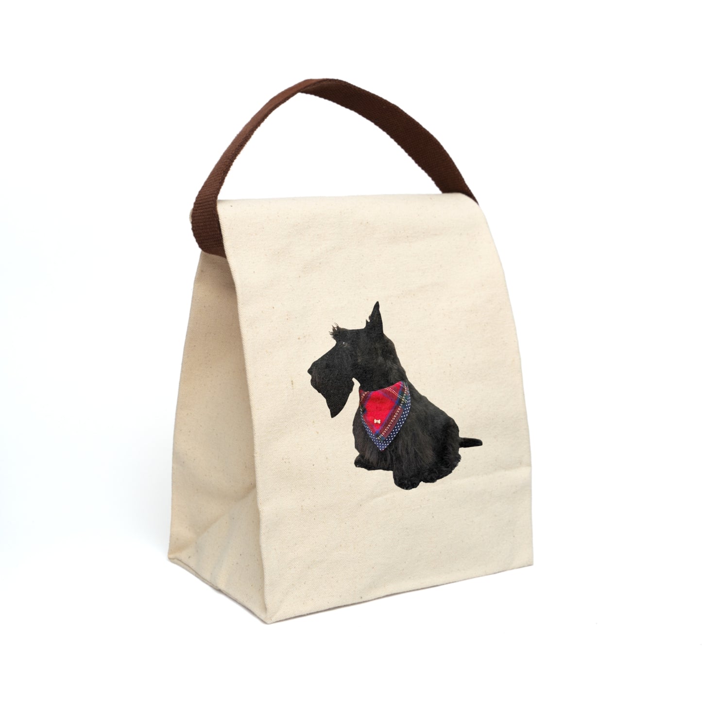 Scottish Terrier Canvas Lunch Bag