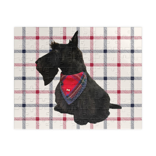 Scottish Terrier Puzzle, Dog Lover's Jigsaw Puzzle, Fun Family Game, Pet Themed Gift, Perfect for Birthdays