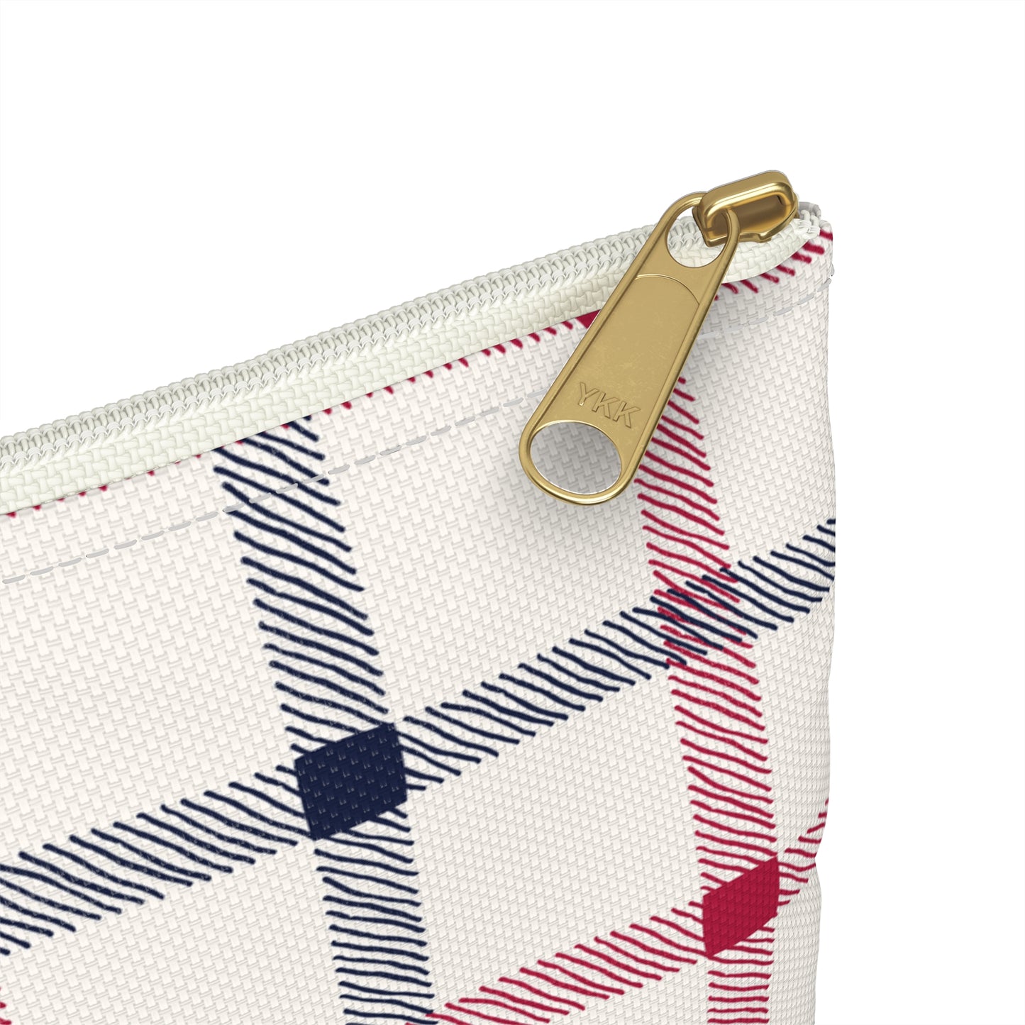 Scottish Terrier Accessory Pouch, Pet Lover Gift, Dog Travel Bag, Stylish Makeup Case, Plaid Organizer