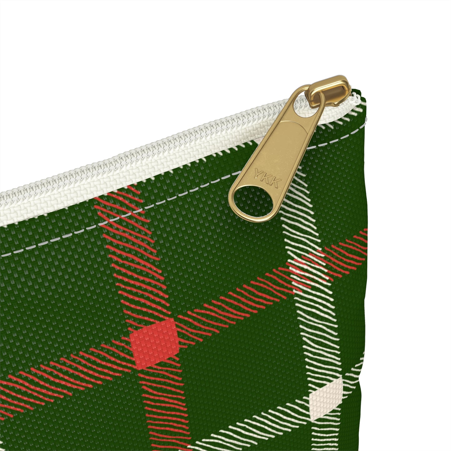 Scottish Terrier Accessory Pouch, Pet Lover Gift, Dog Travel Bag, Stylish Makeup Case, Plaid Organizer